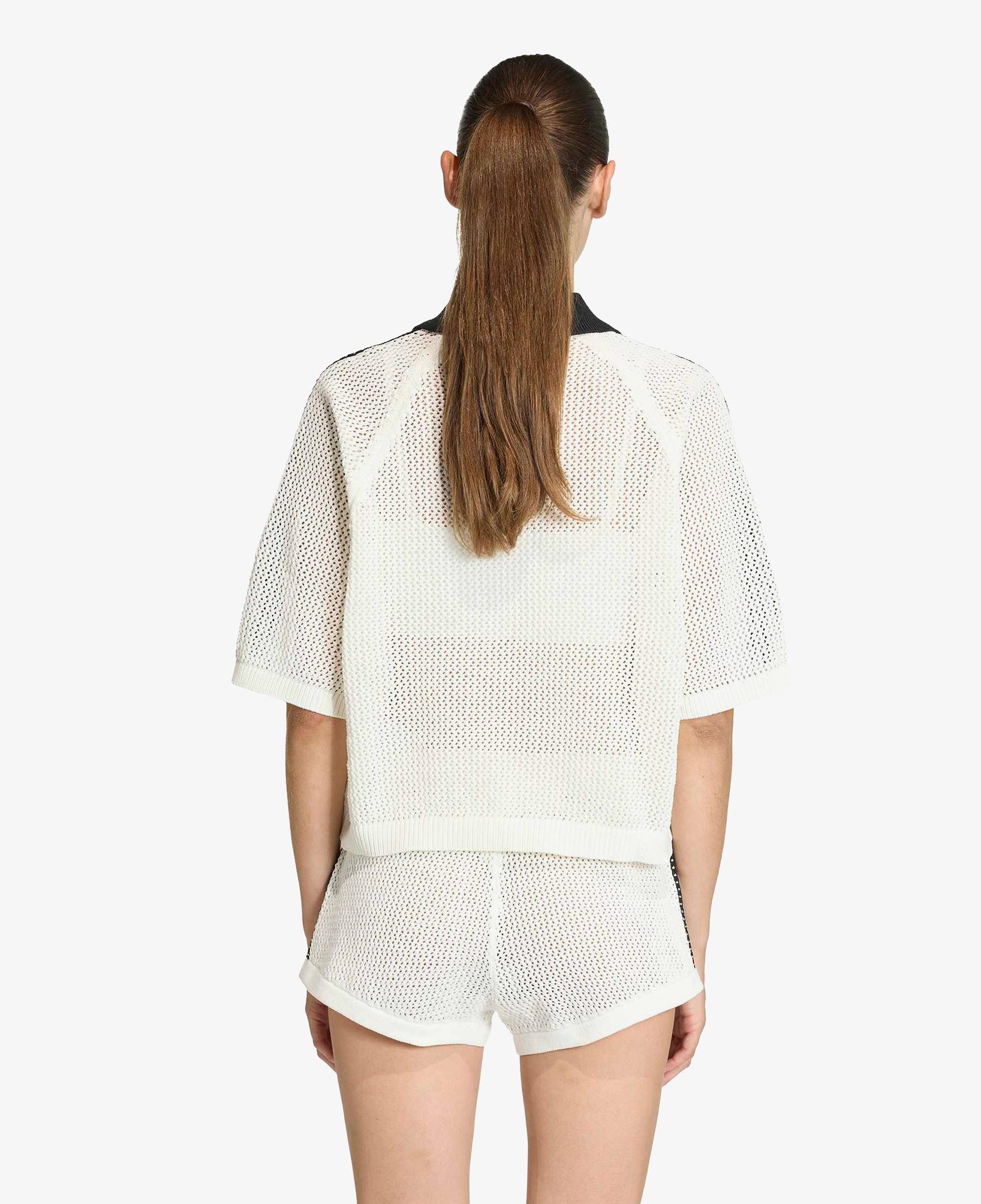 adidas Crochet Kadın Beyaz Polo