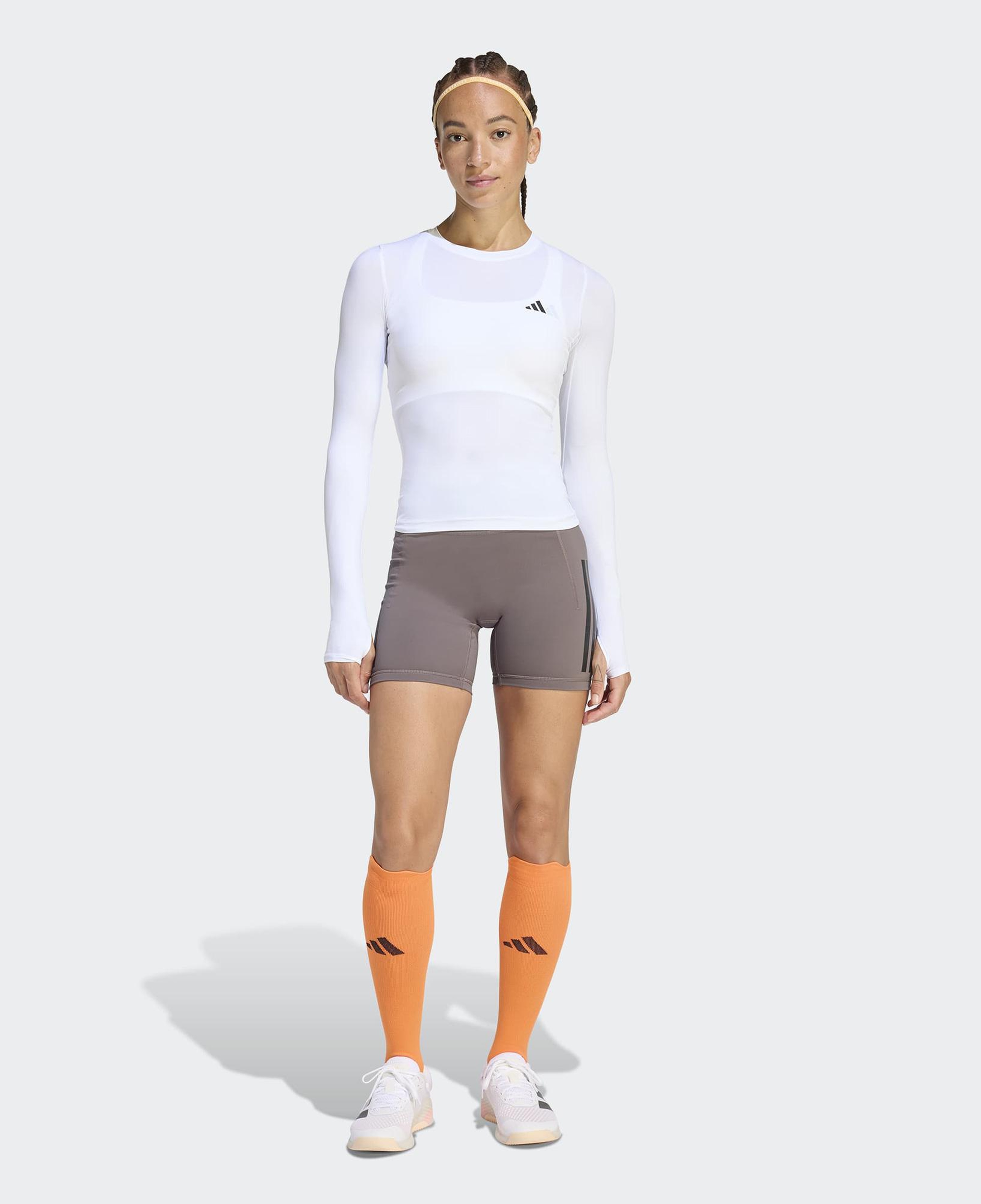 adidas Power Essentials Workout Kadın Beyaz T-Shirt