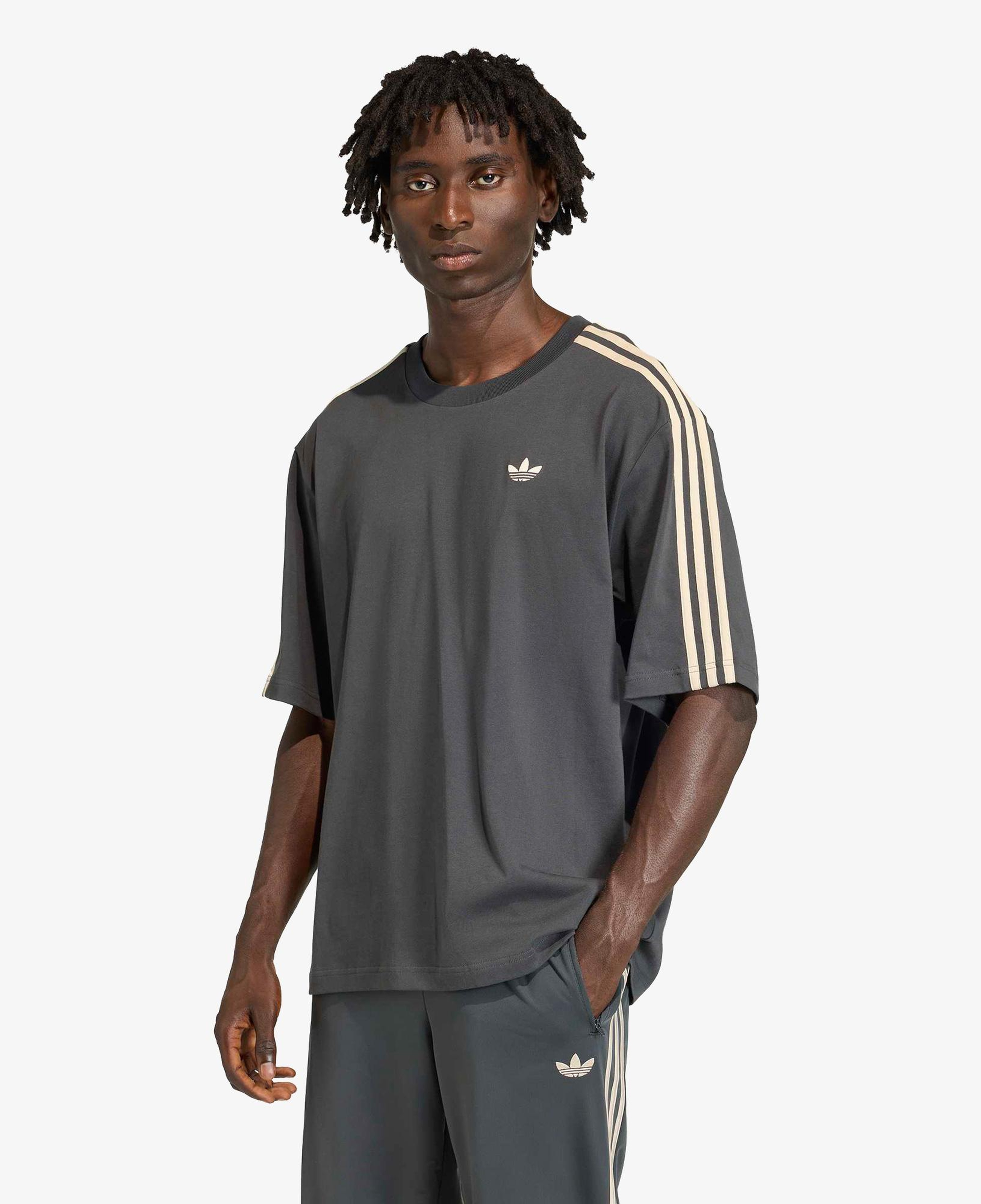 adidas 3S Tee Erkek Gri T-Shirt