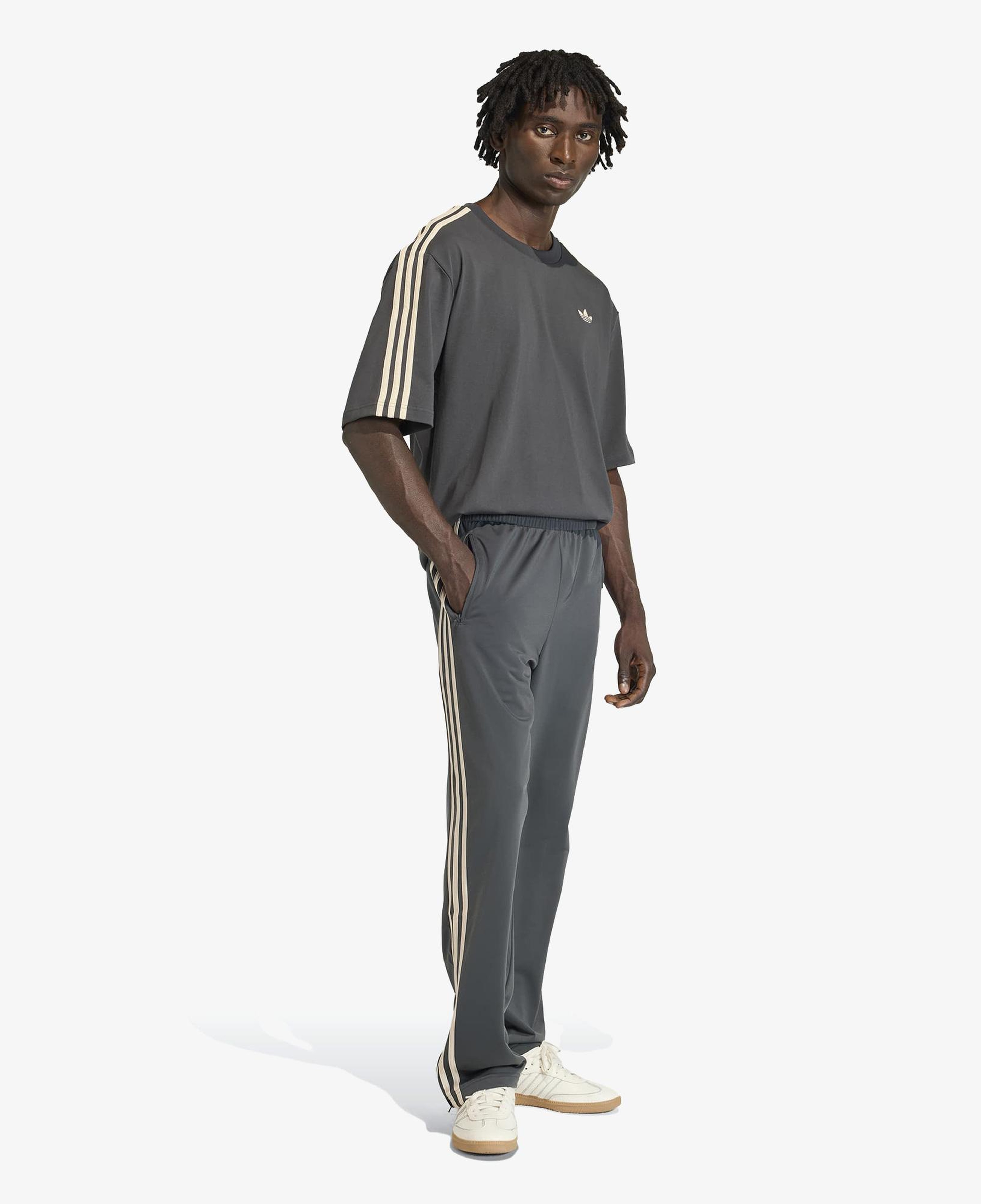 adidas 3S Tee Erkek Gri T-Shirt