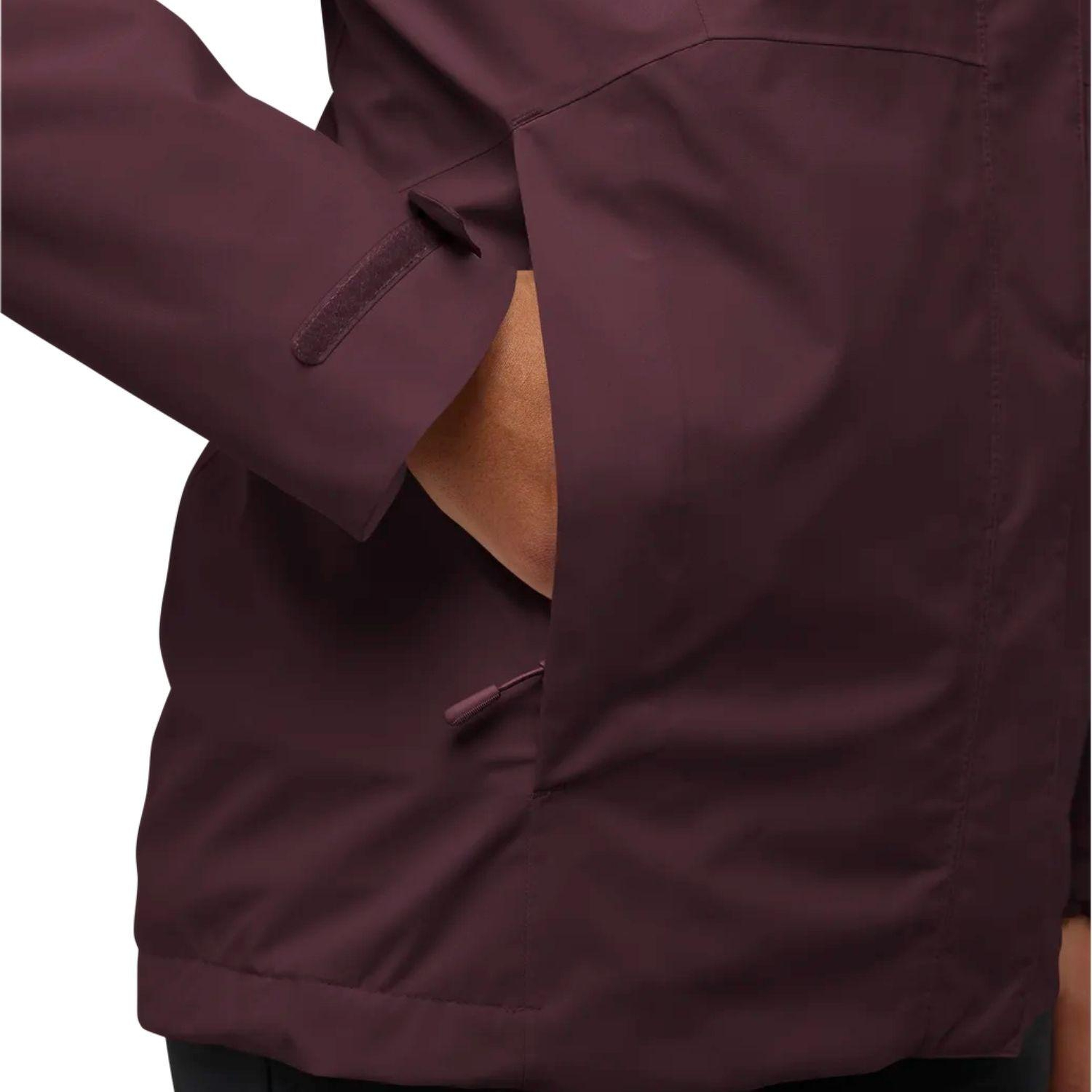 Jack Wolfskin Rotwand 3in1 Kadın Mor Outdoor Ceketi