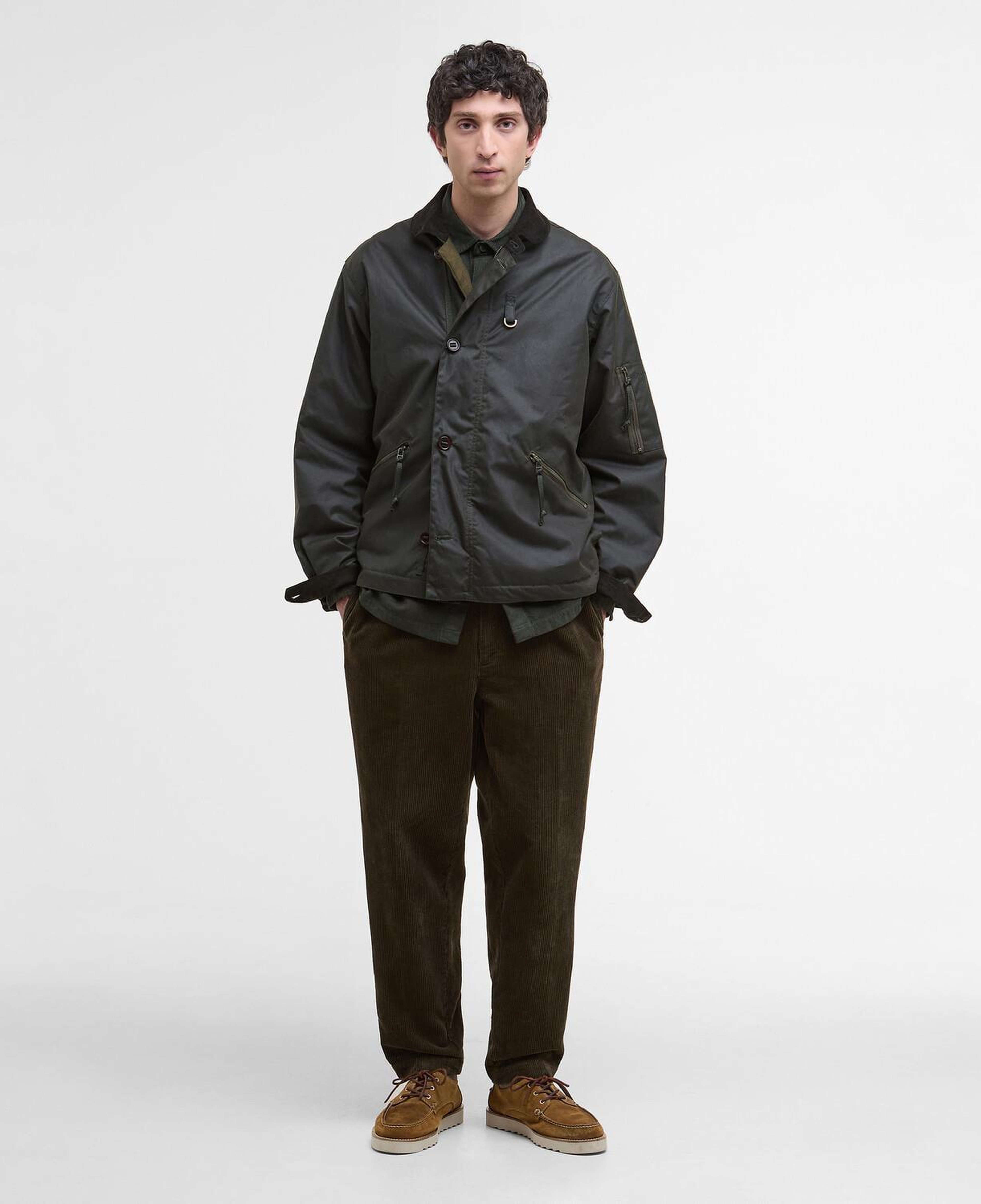 Barbour Hanger Yağlı Deck Ceket