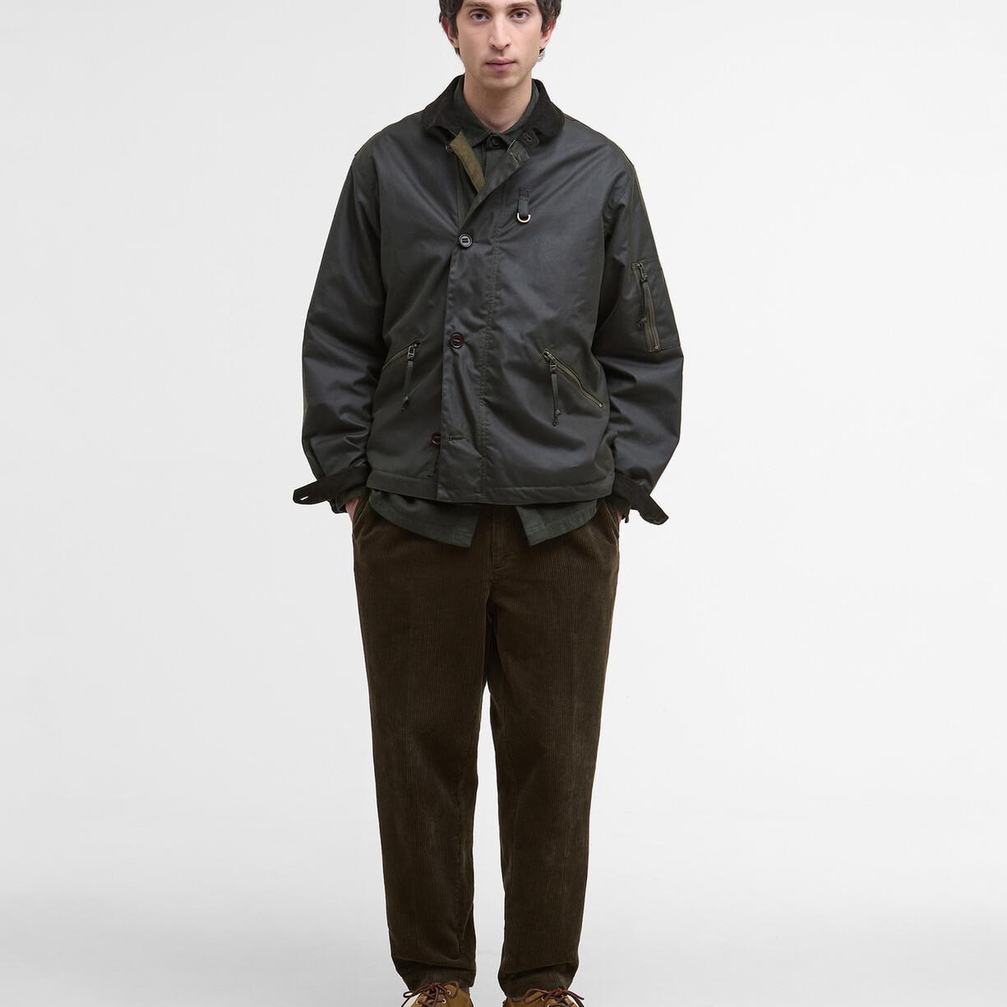 Barbour Hanger Yağlı Deck Ceket