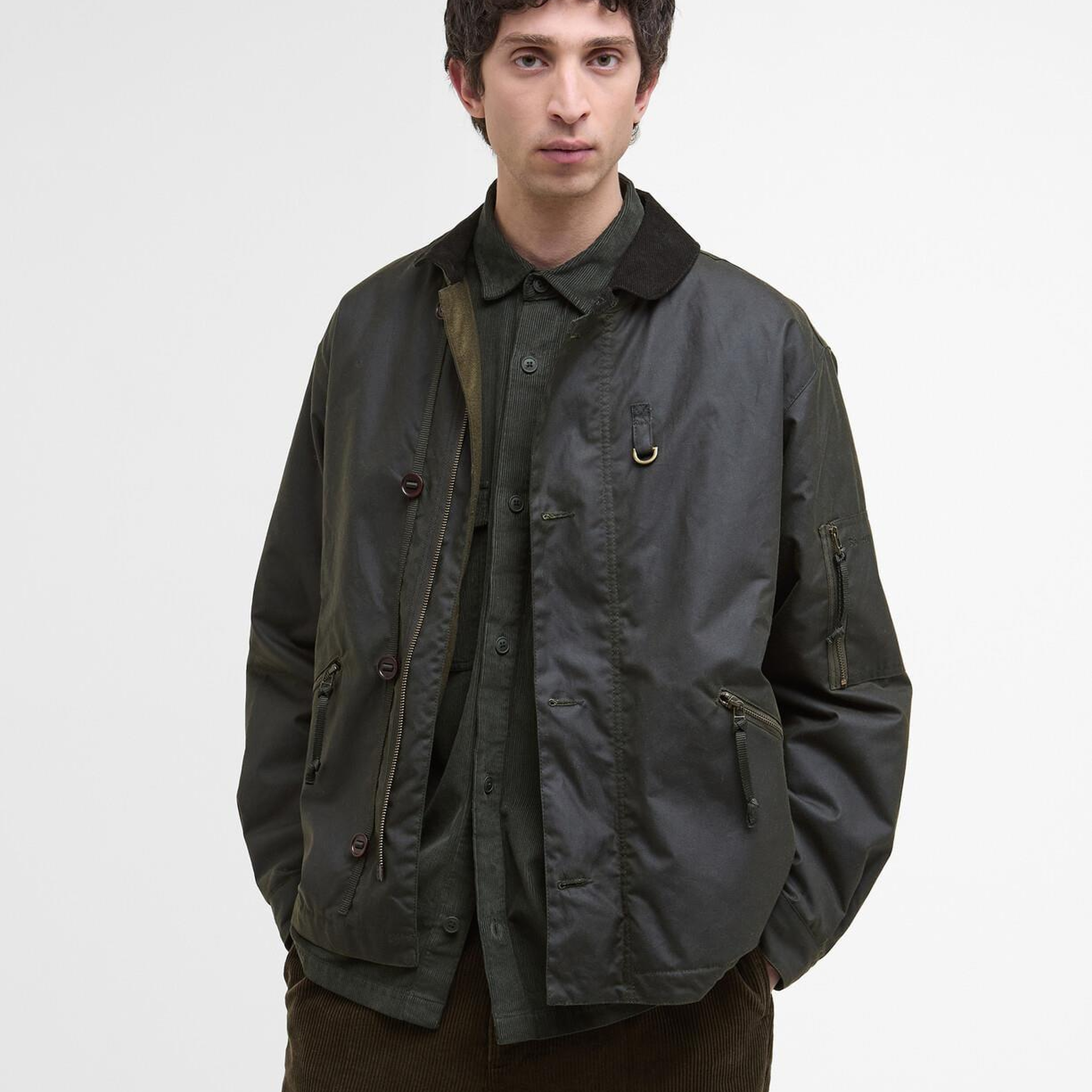 Barbour Hanger Yağlı Deck Ceket