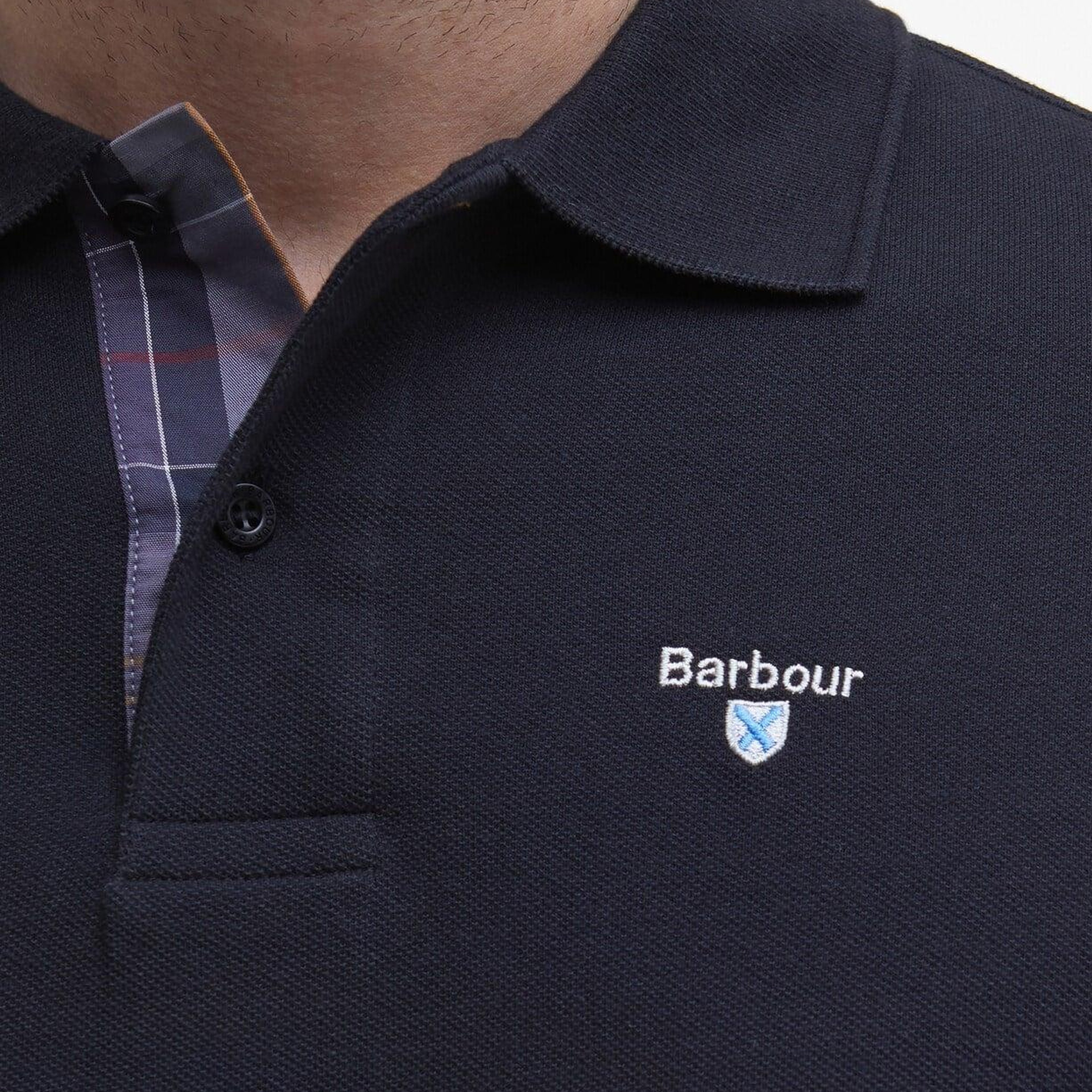 Barbour Tartan Pique Polo Yaka