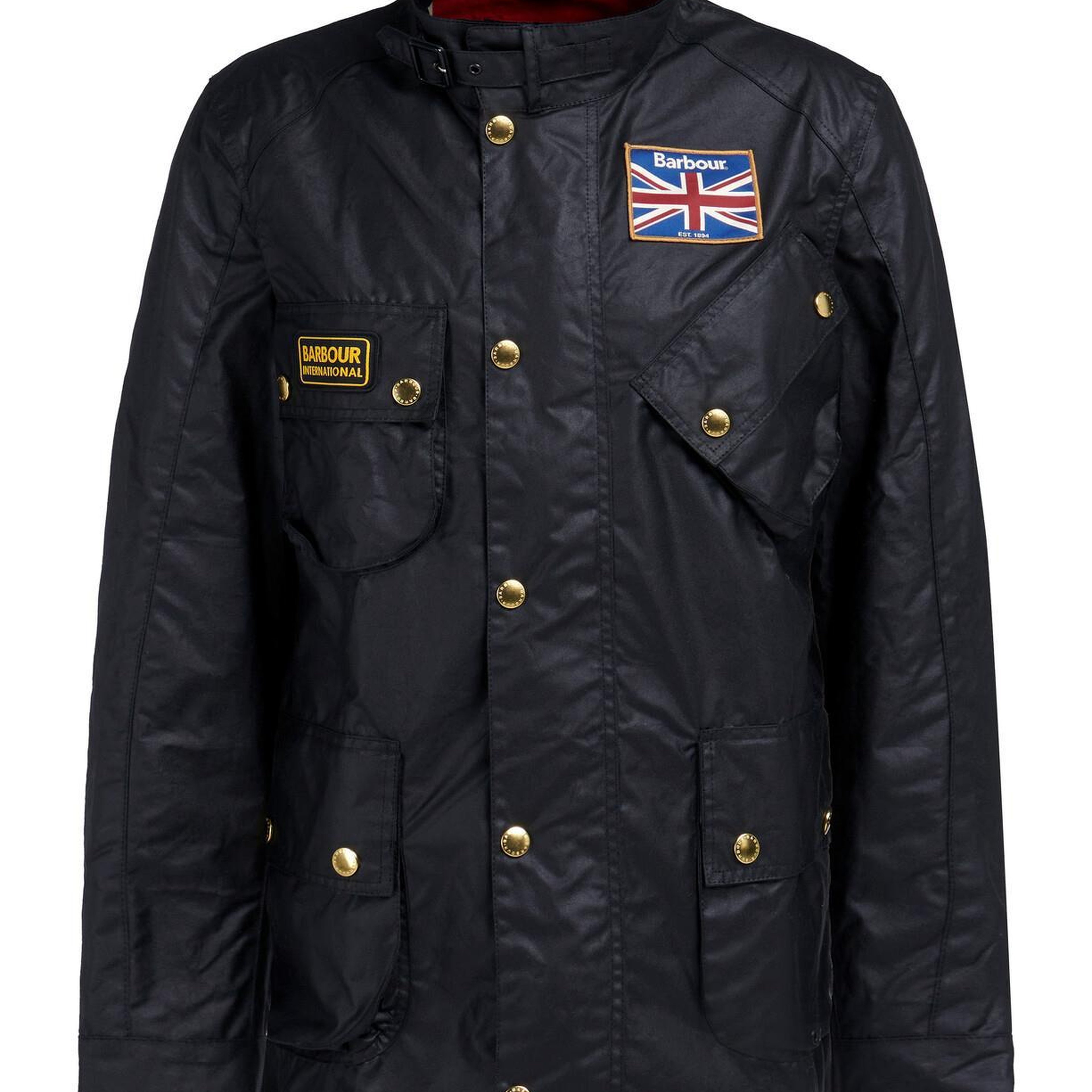 B.Intl Union Jack International Yağlı Ceket