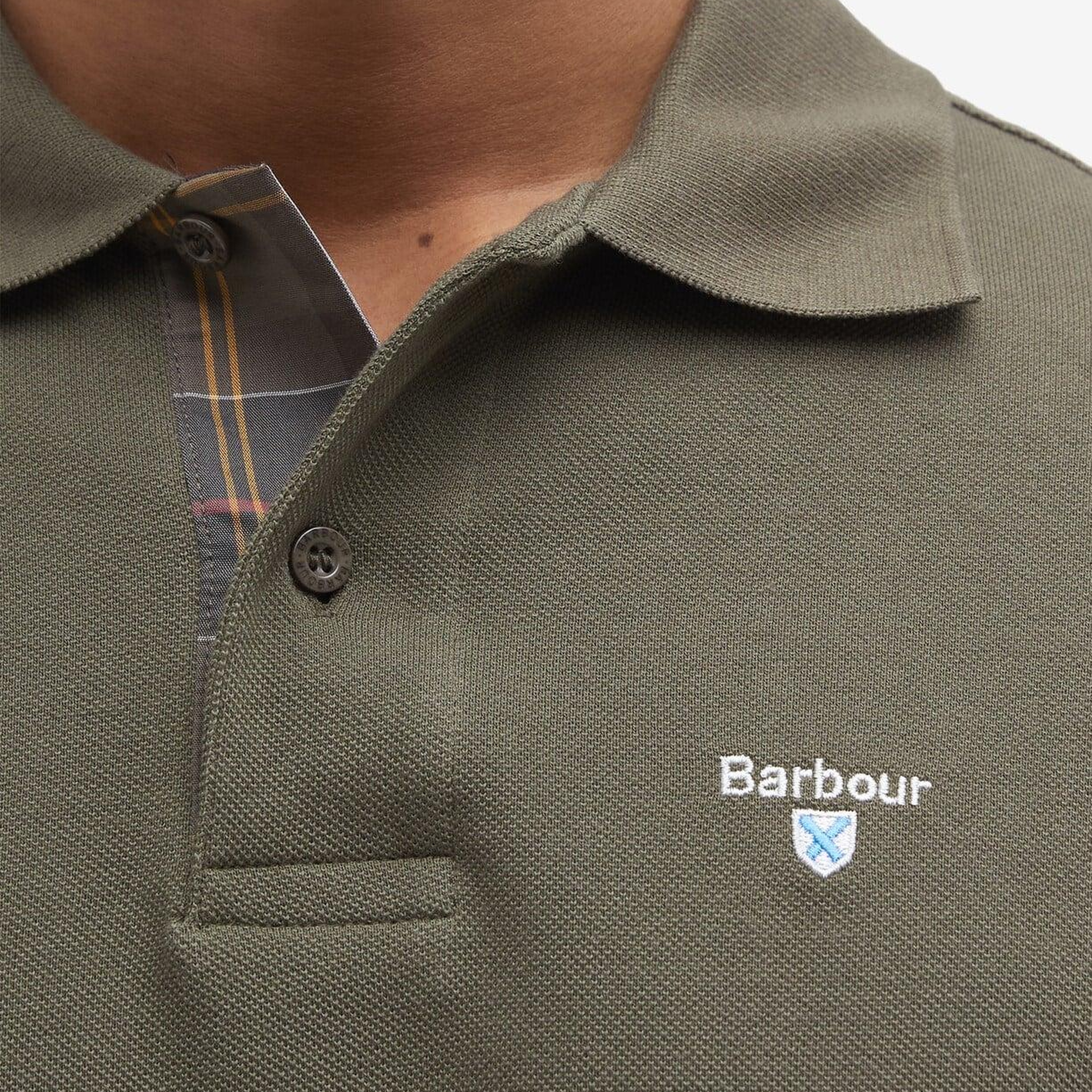Barbour Tartan Pique Polo Yaka