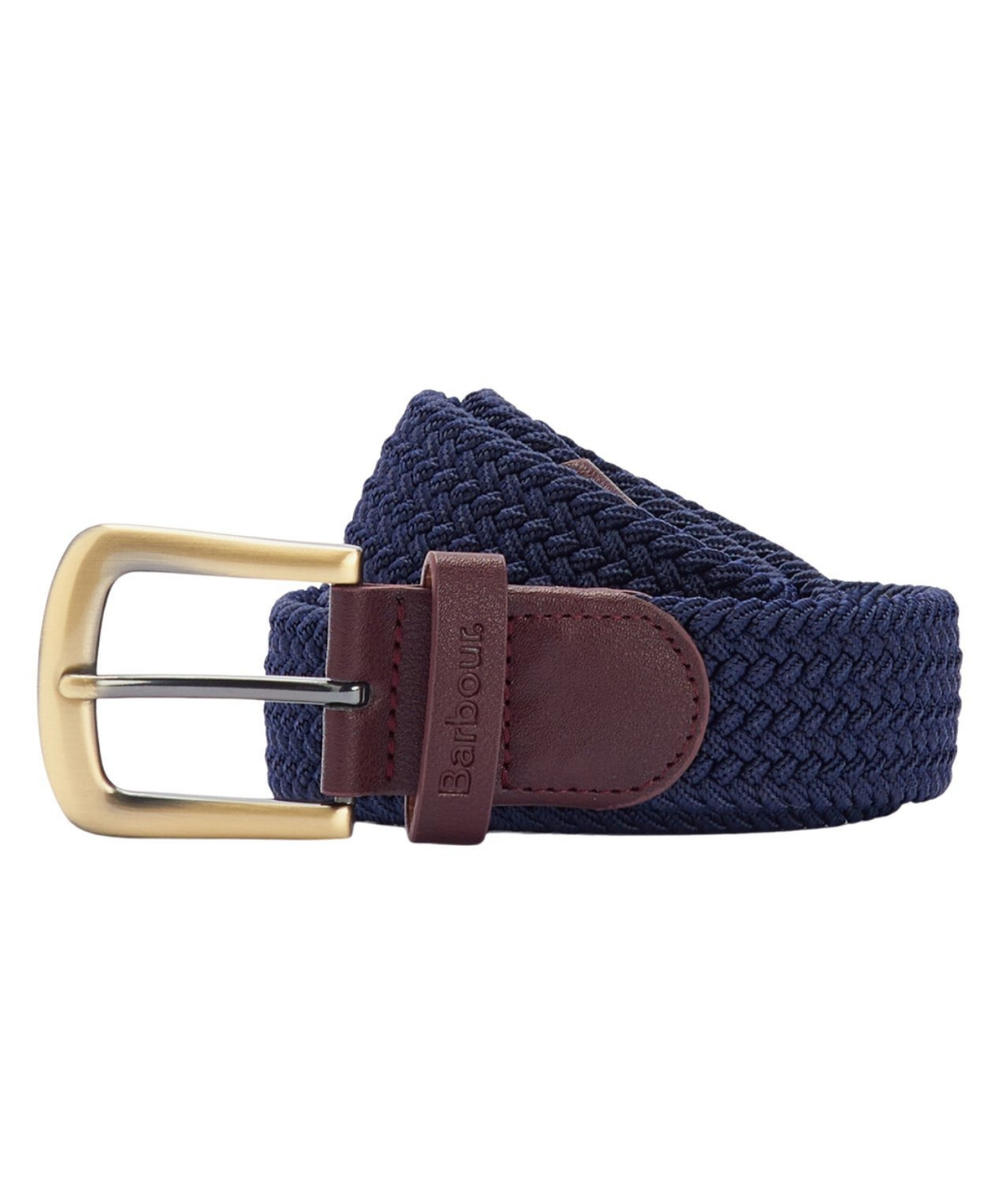 Barbour Esnek Dokuma Deri Kemer