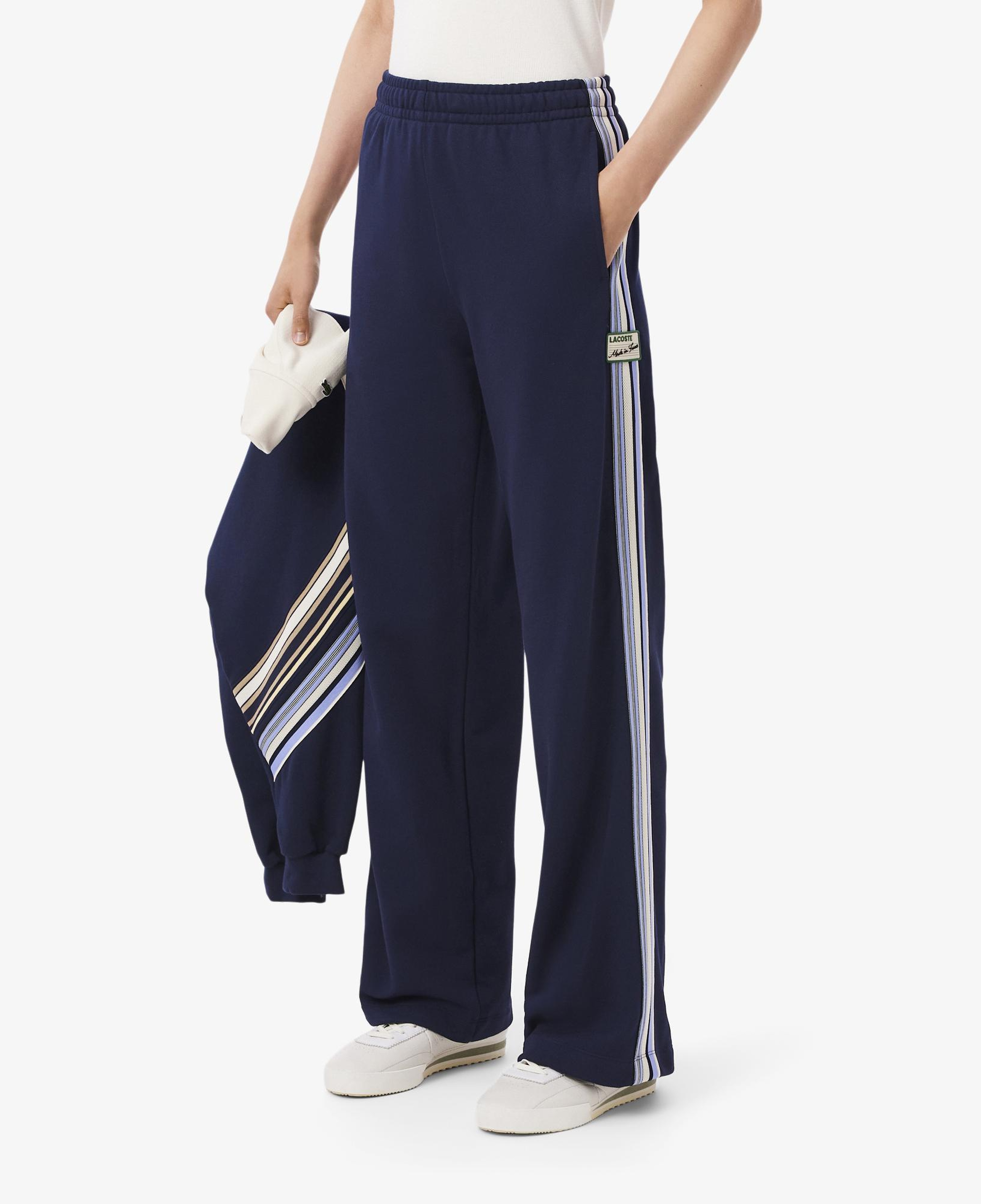 Kadın Wide Leg Lacivert Modal Karışımlı Eşofman Altı