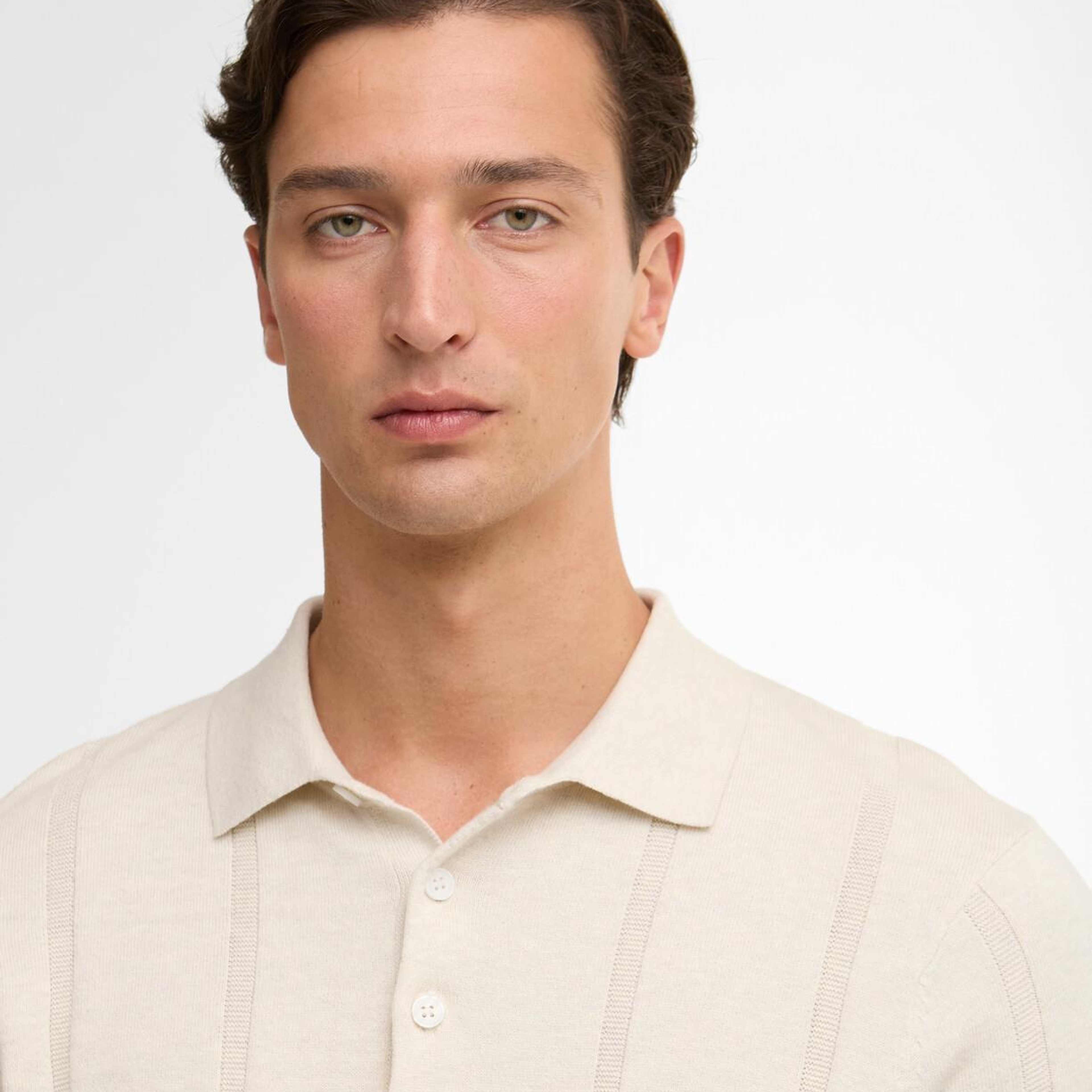 Barbour Wellburn Knitted Triko Polo Yaka