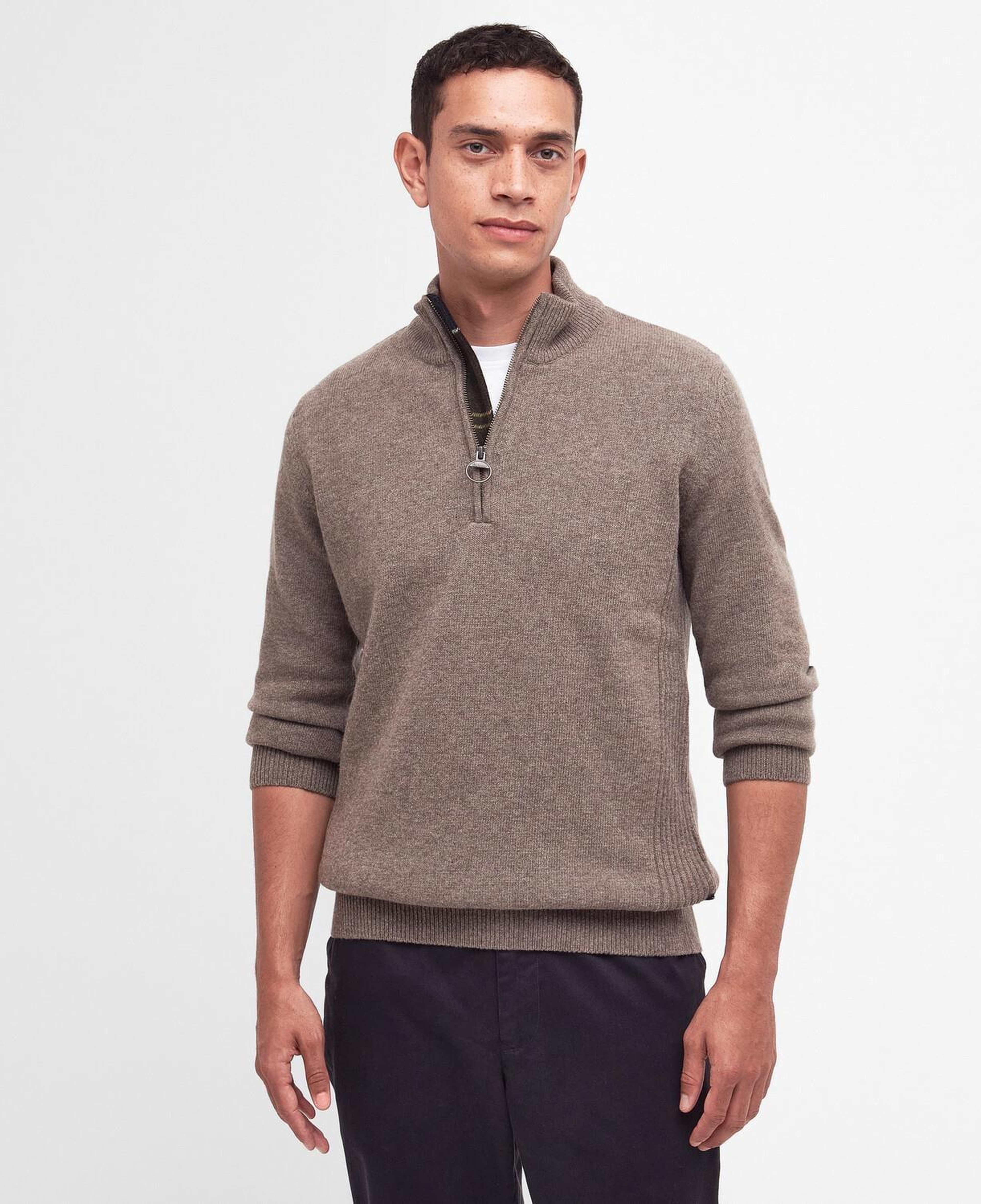 Barbour Holden Half Zip Knitted Kazak