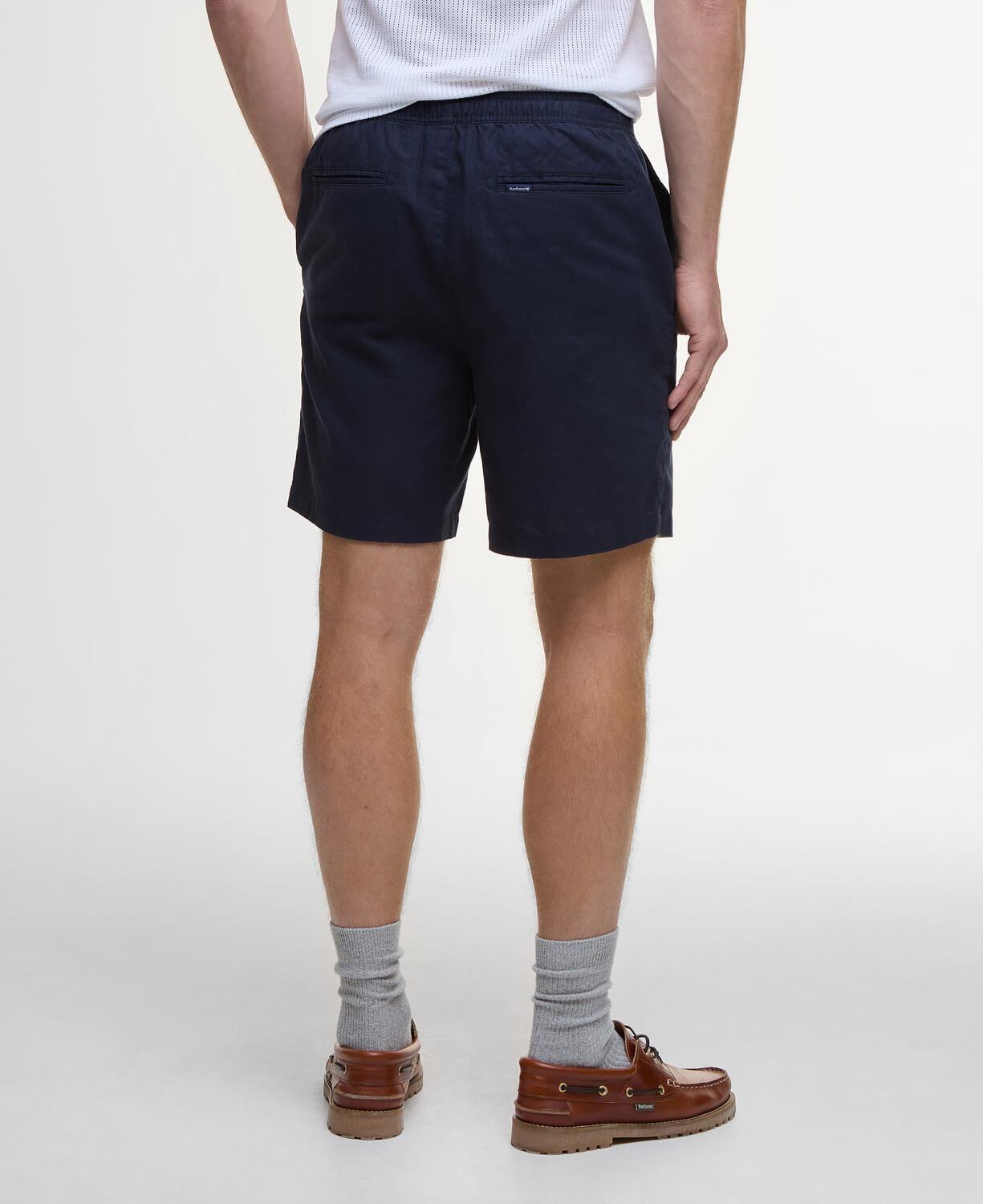 Barbour Cotton Linen Relaxed Şort