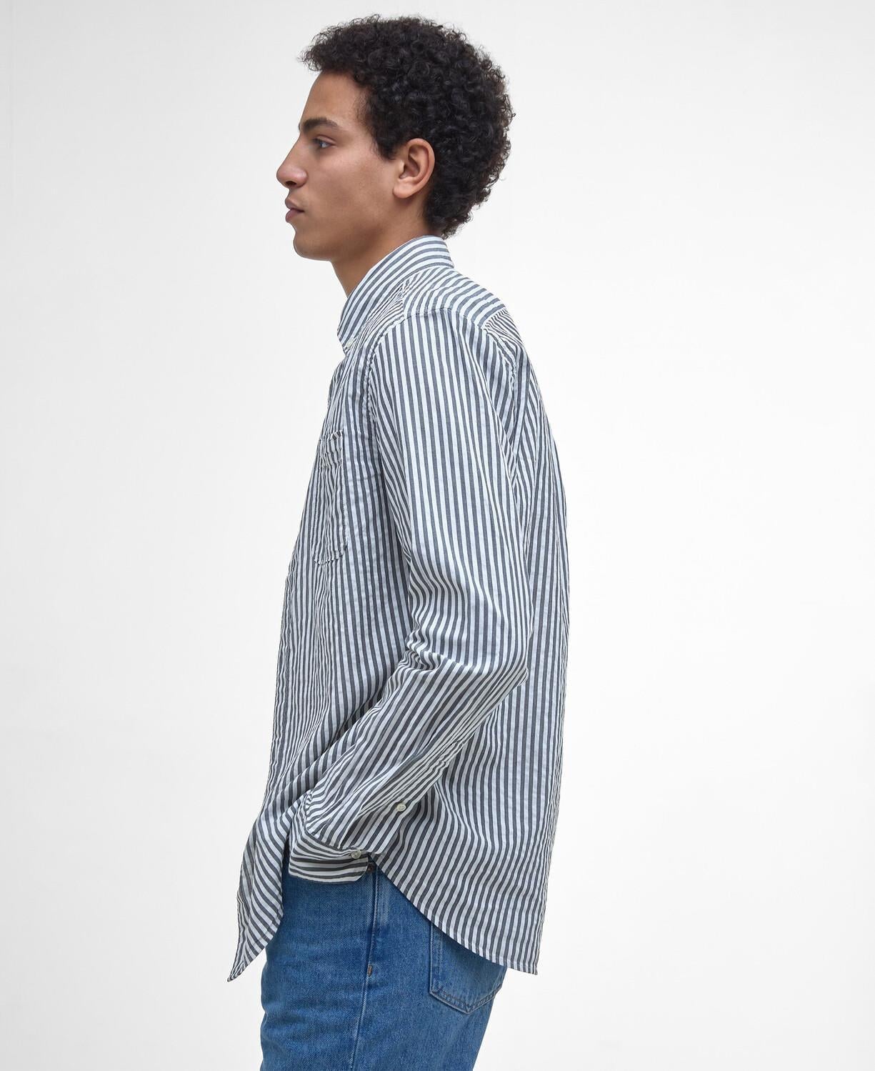 Barbour Cresswell Seersucker Tailored Fit Gömlek