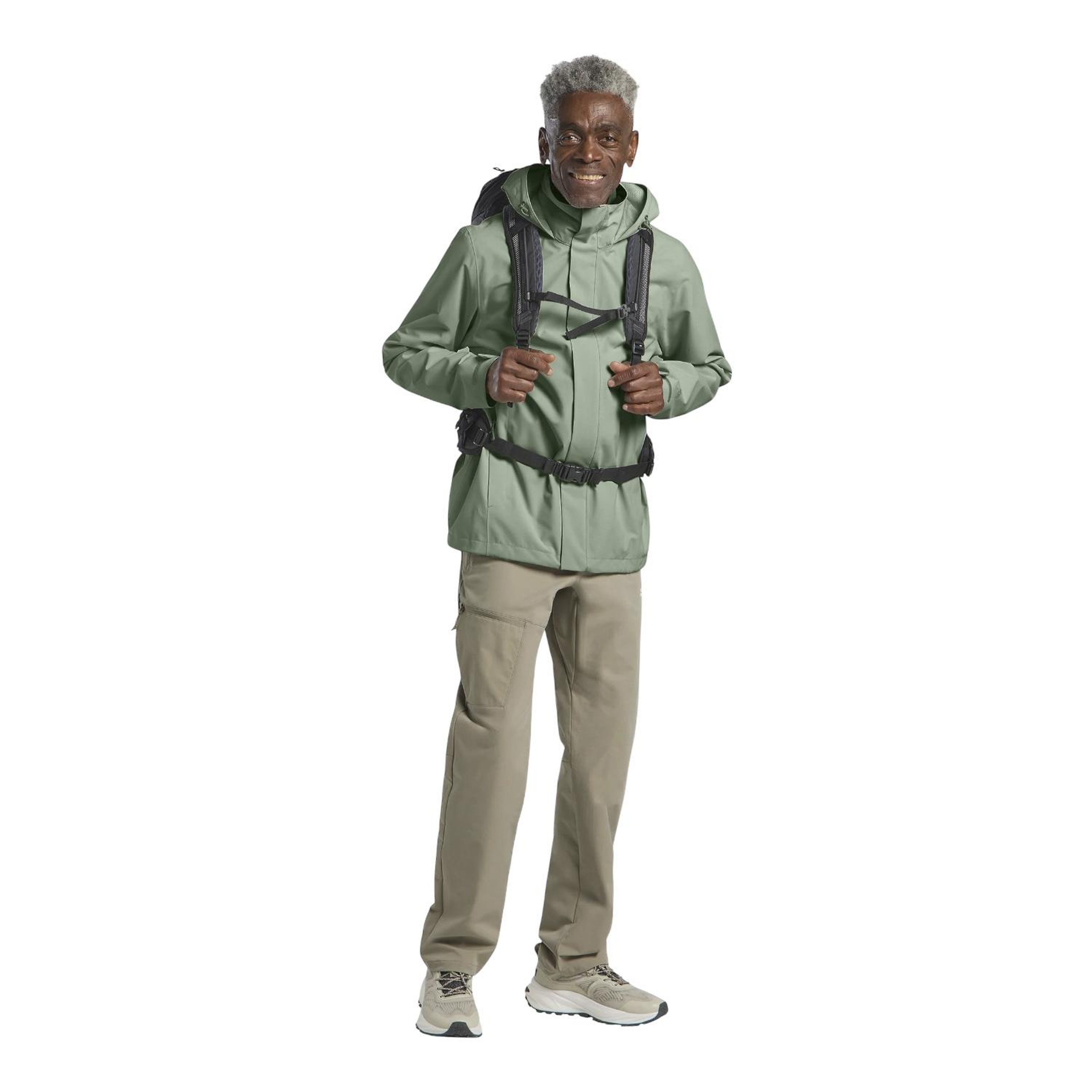 Jack Wolfskin Trailtime 2L Erkek Yeşil Outdoor Ceketi