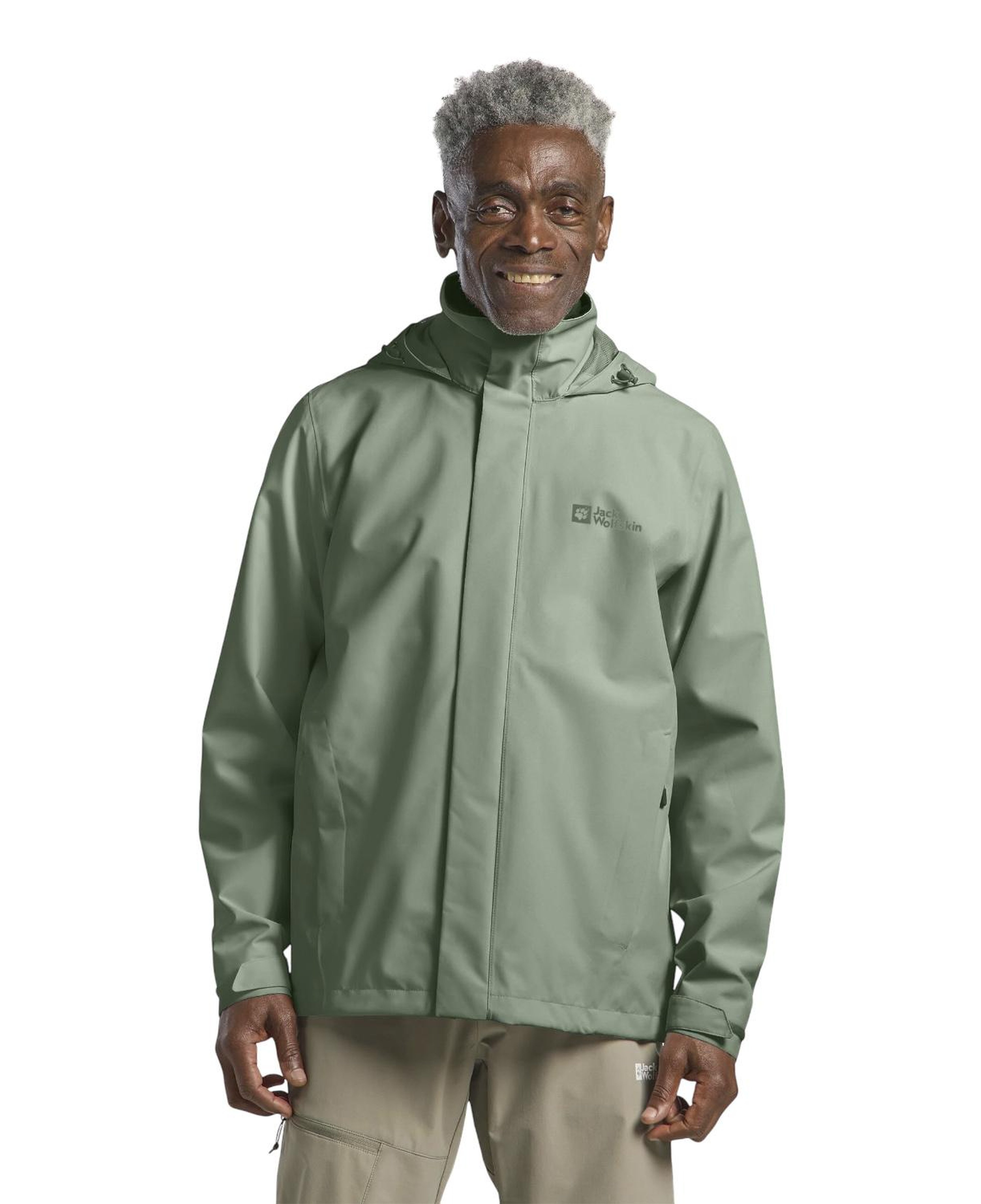 Jack Wolfskin Trailtime 2L Erkek Yeşil Outdoor Ceketi