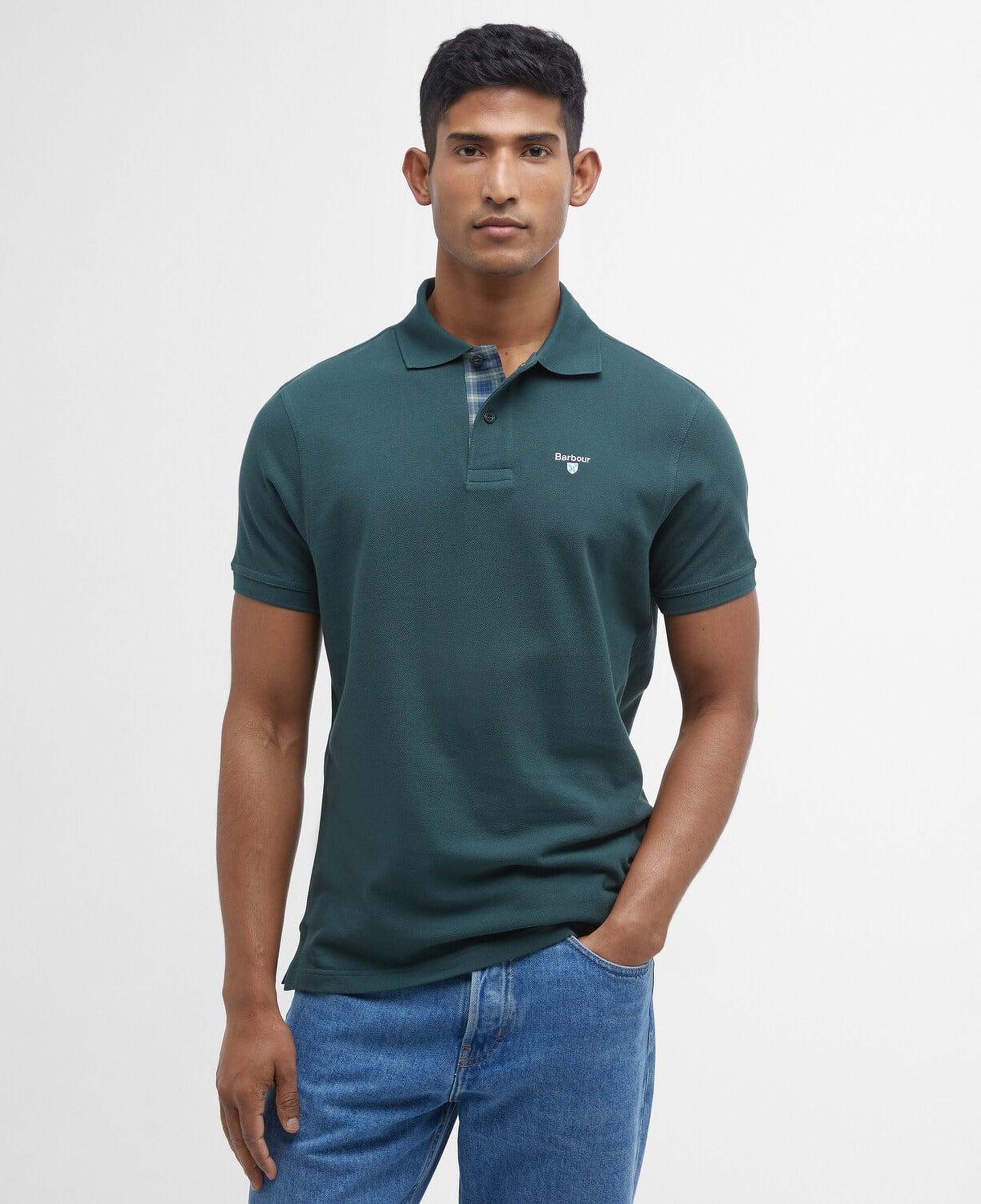 Barbour Tartan Pique Polo Yaka