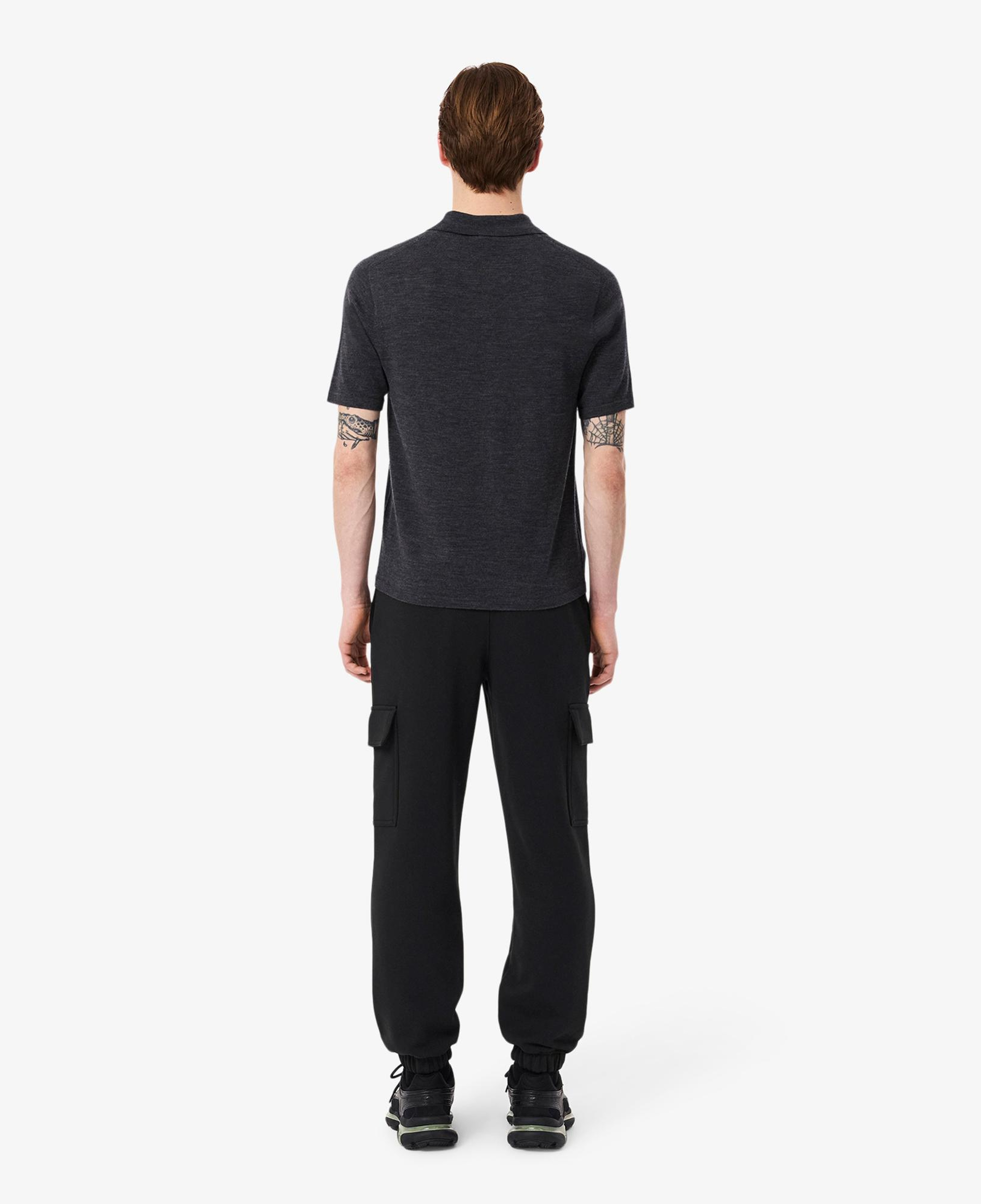 Lacoste Fleece Cargo Erkek Siyah Eşofman Altı