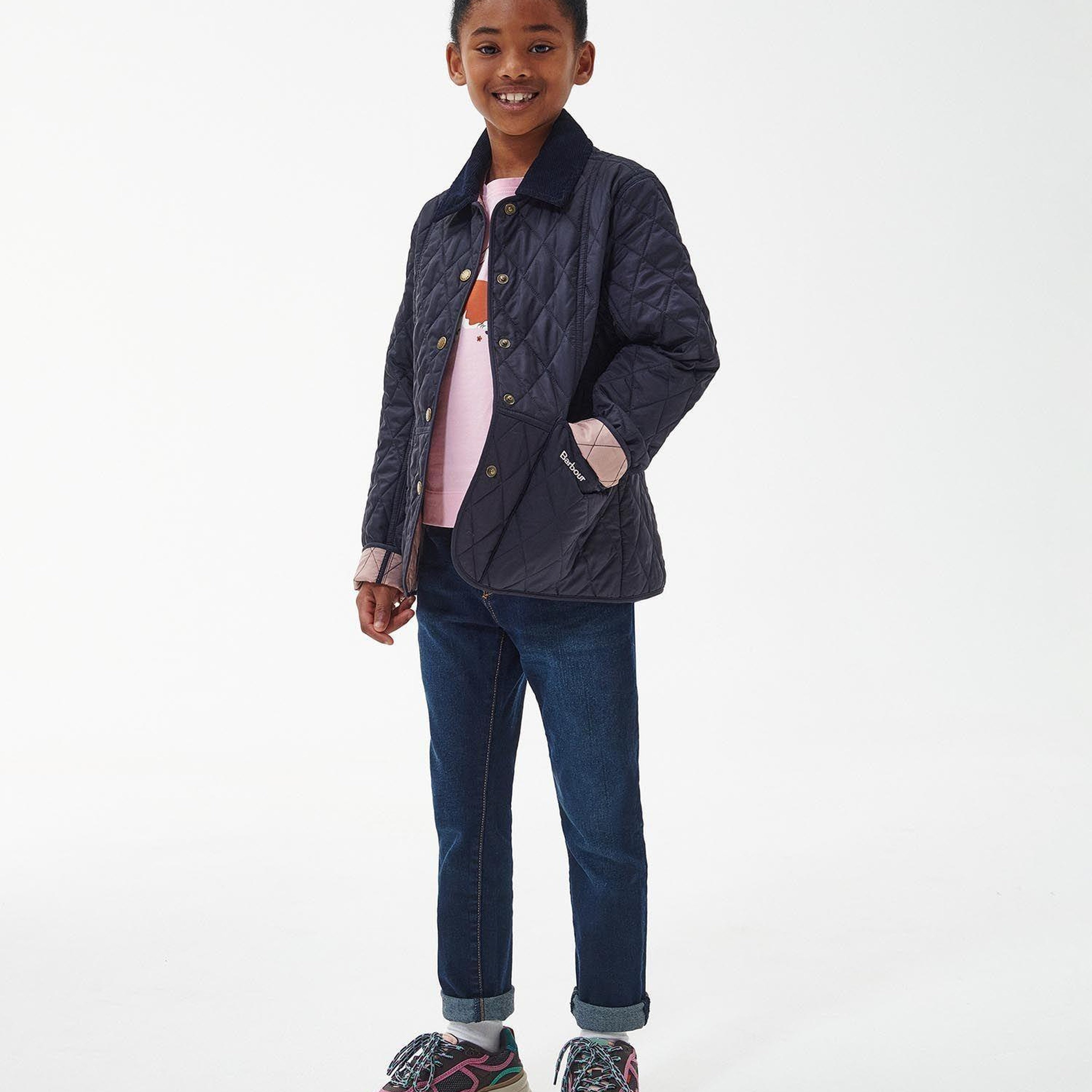 Barbour Summer Liddesdale Kız Çocuk Kapitone Ceket