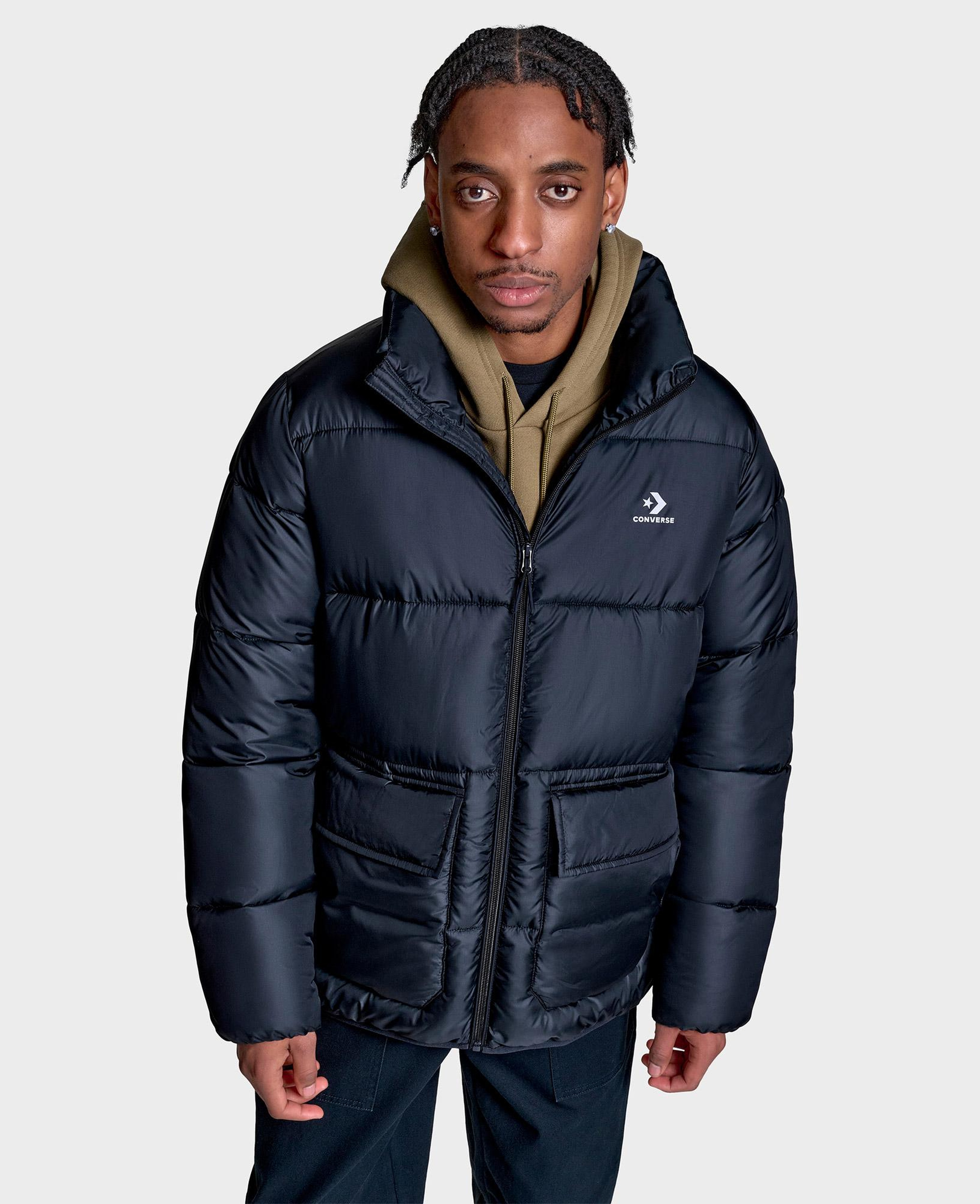 Converse Core Puffer Erkek Siyah Ceket