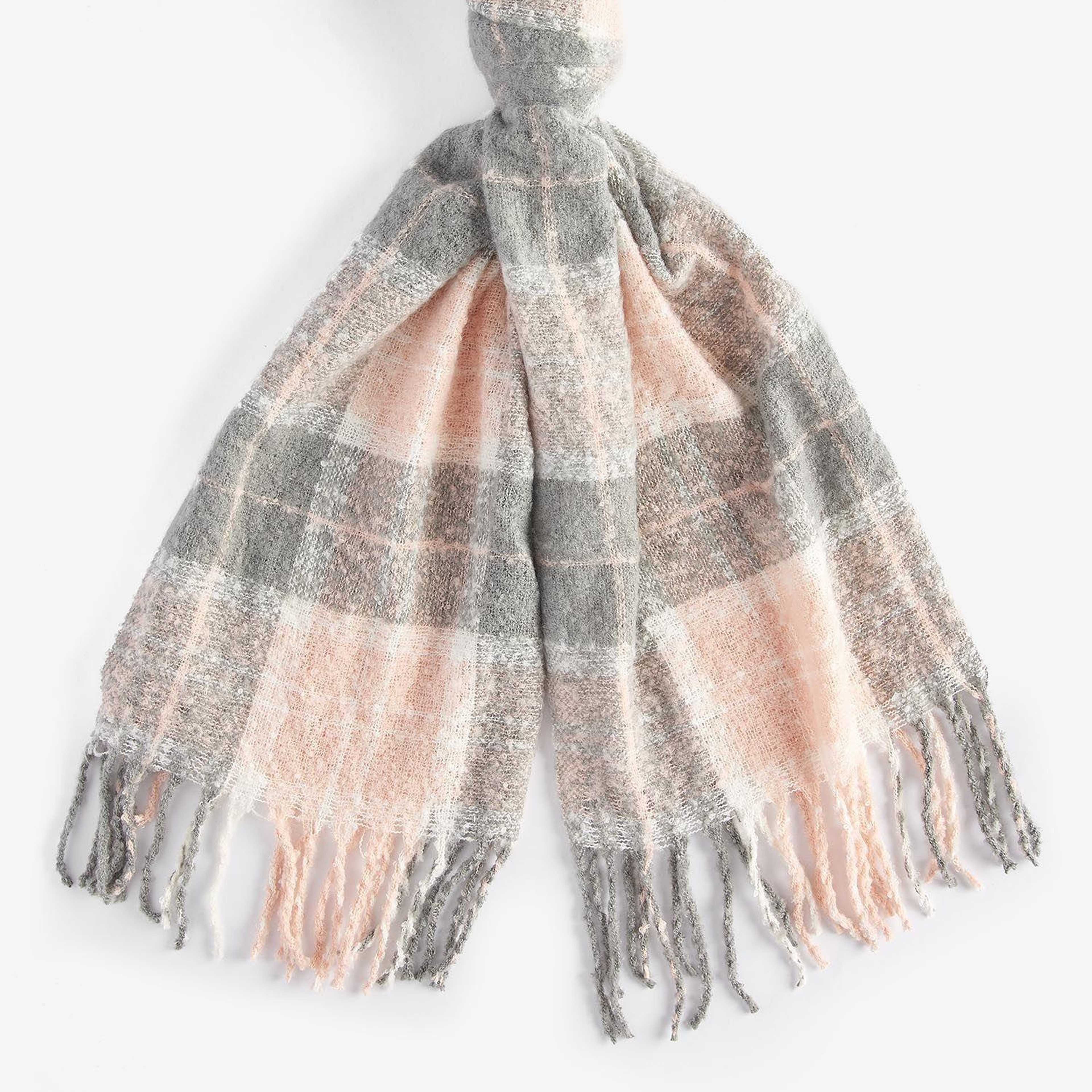 Barbour Saltburn Bere & Tartan Şal Seti