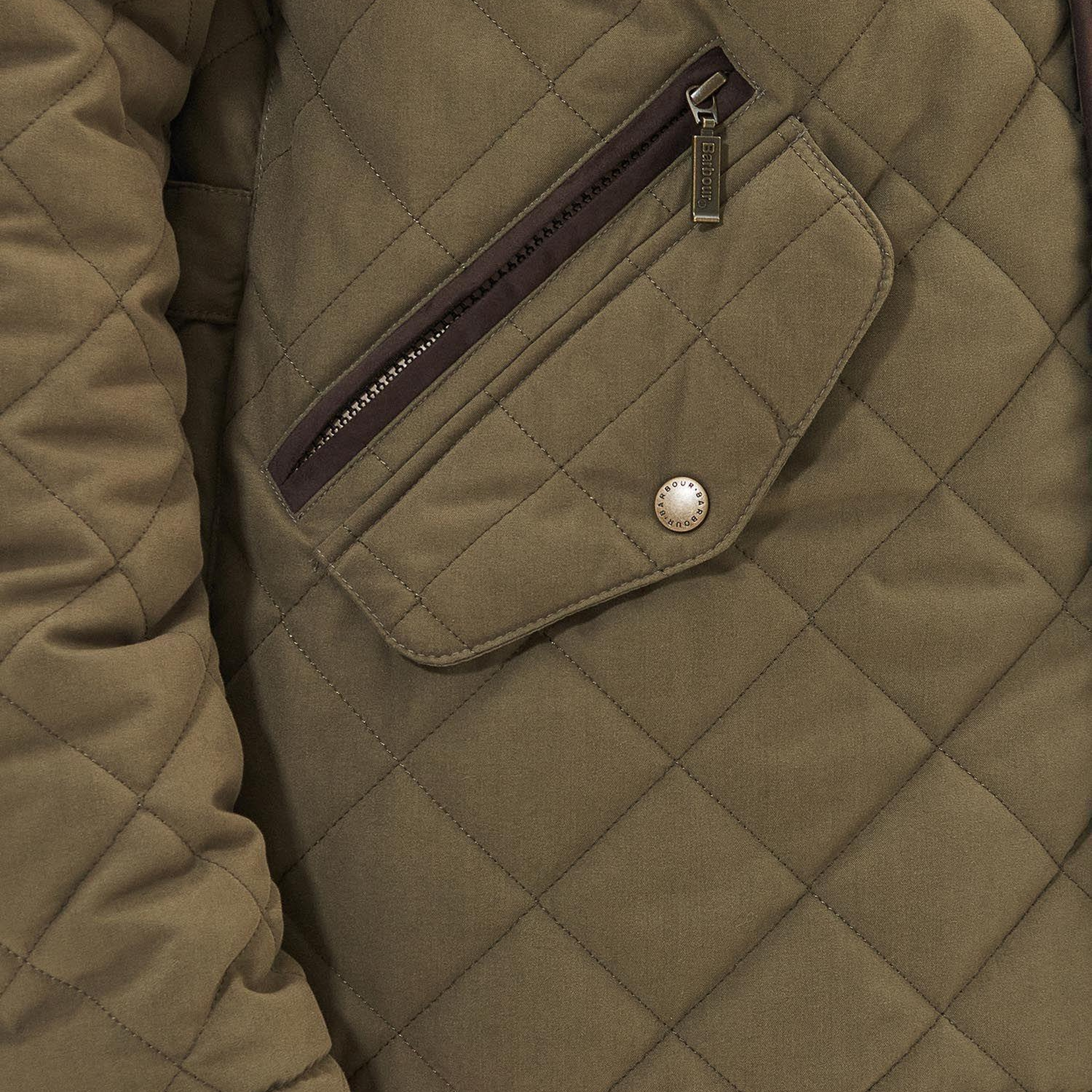 Barbour Waterproof Shoveler Kapitone Ceket