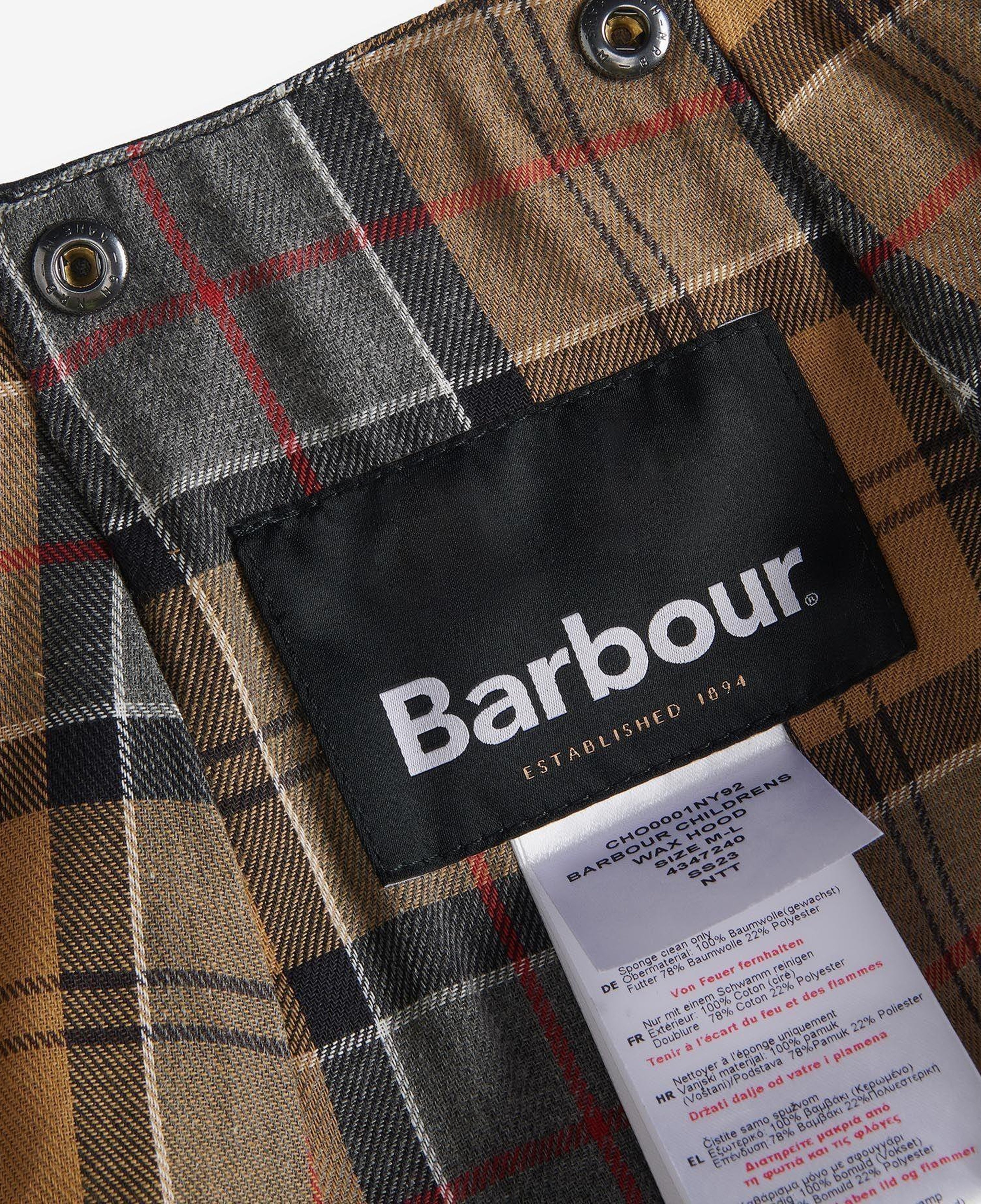 Barbour Children's Yağlı Kapüşon