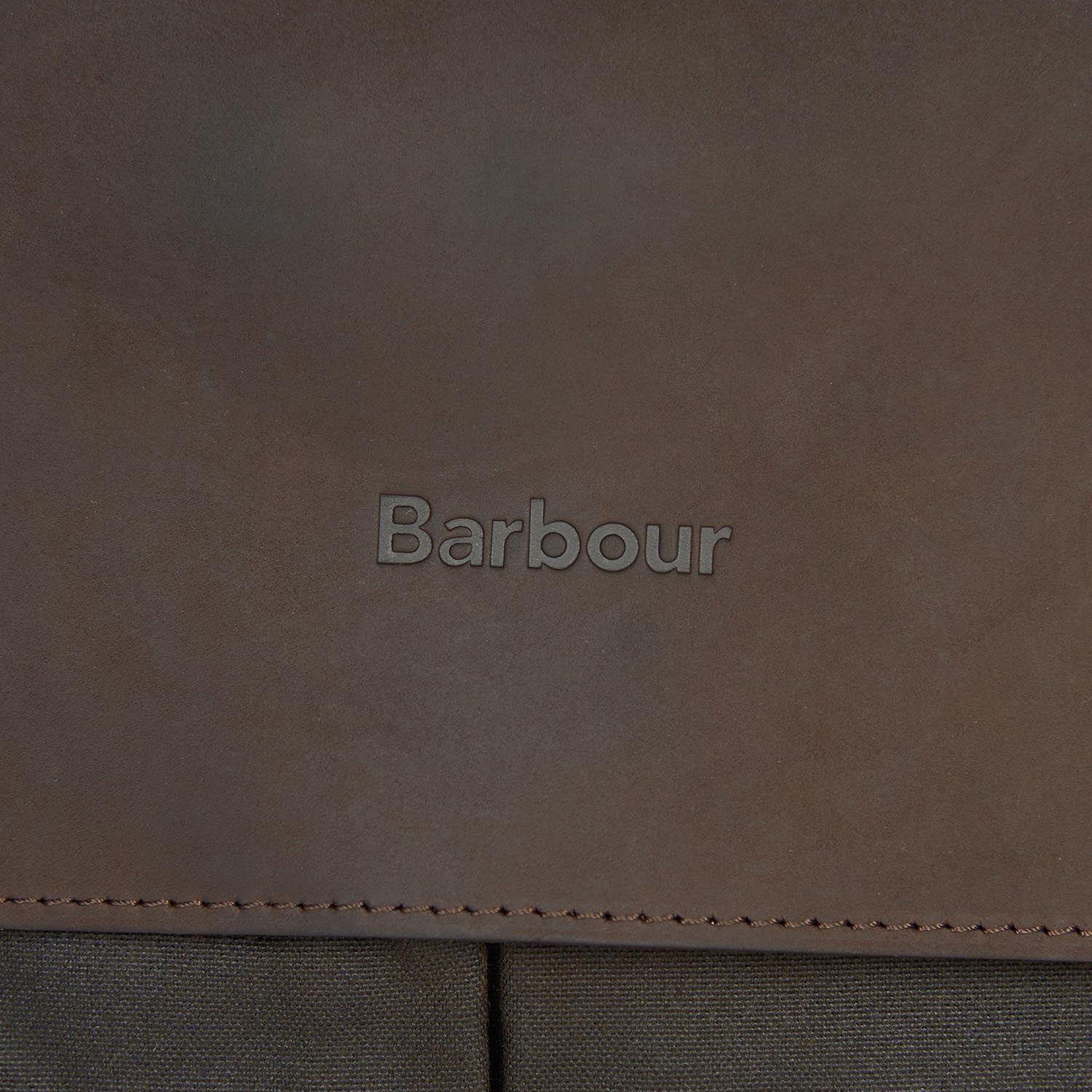 Barbour Yağlı Deri Evrak Çantası