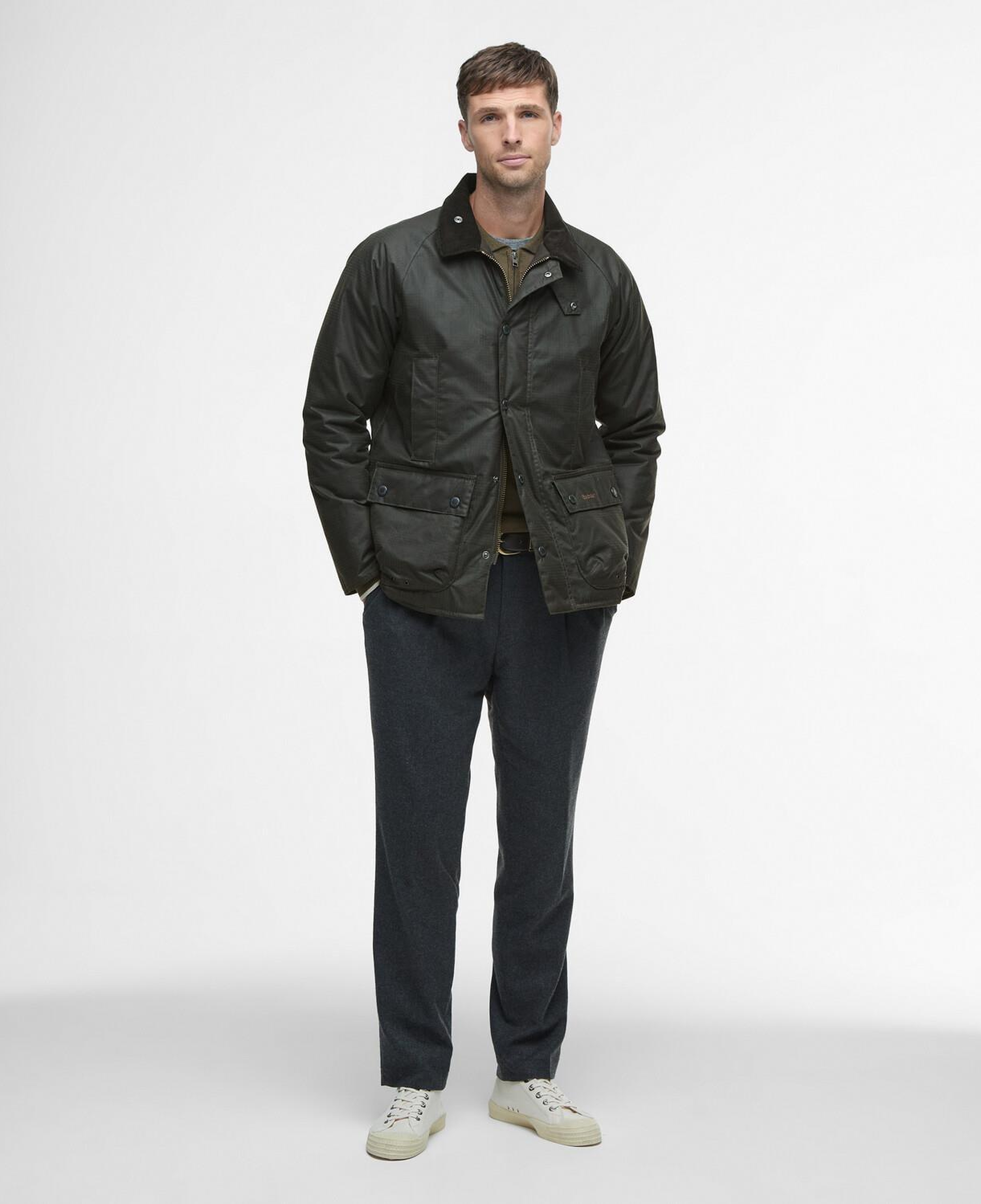 Barbour Modern Beaufort Check Yağlı Ceket