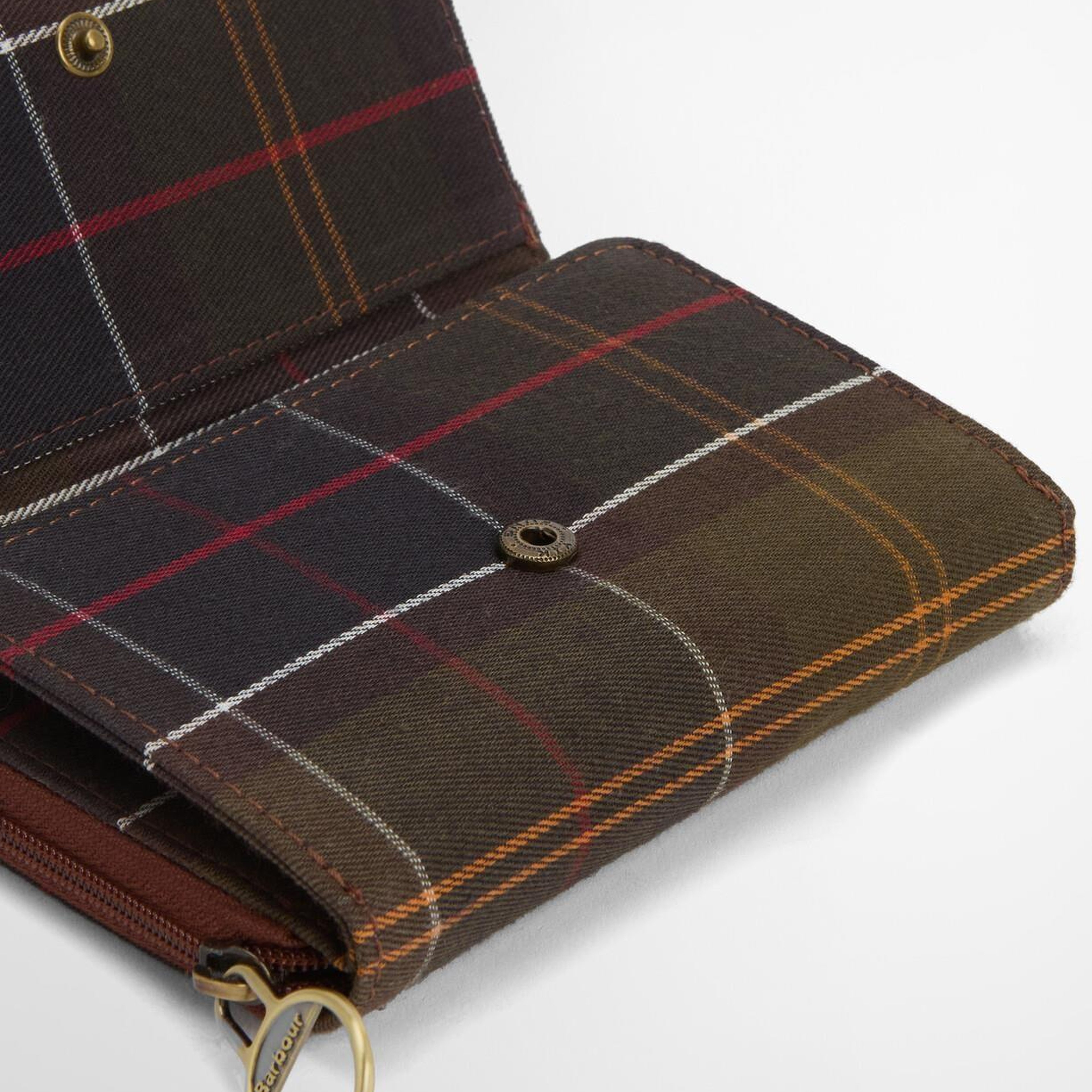 Barbour Rosa Leather French Cüzdan