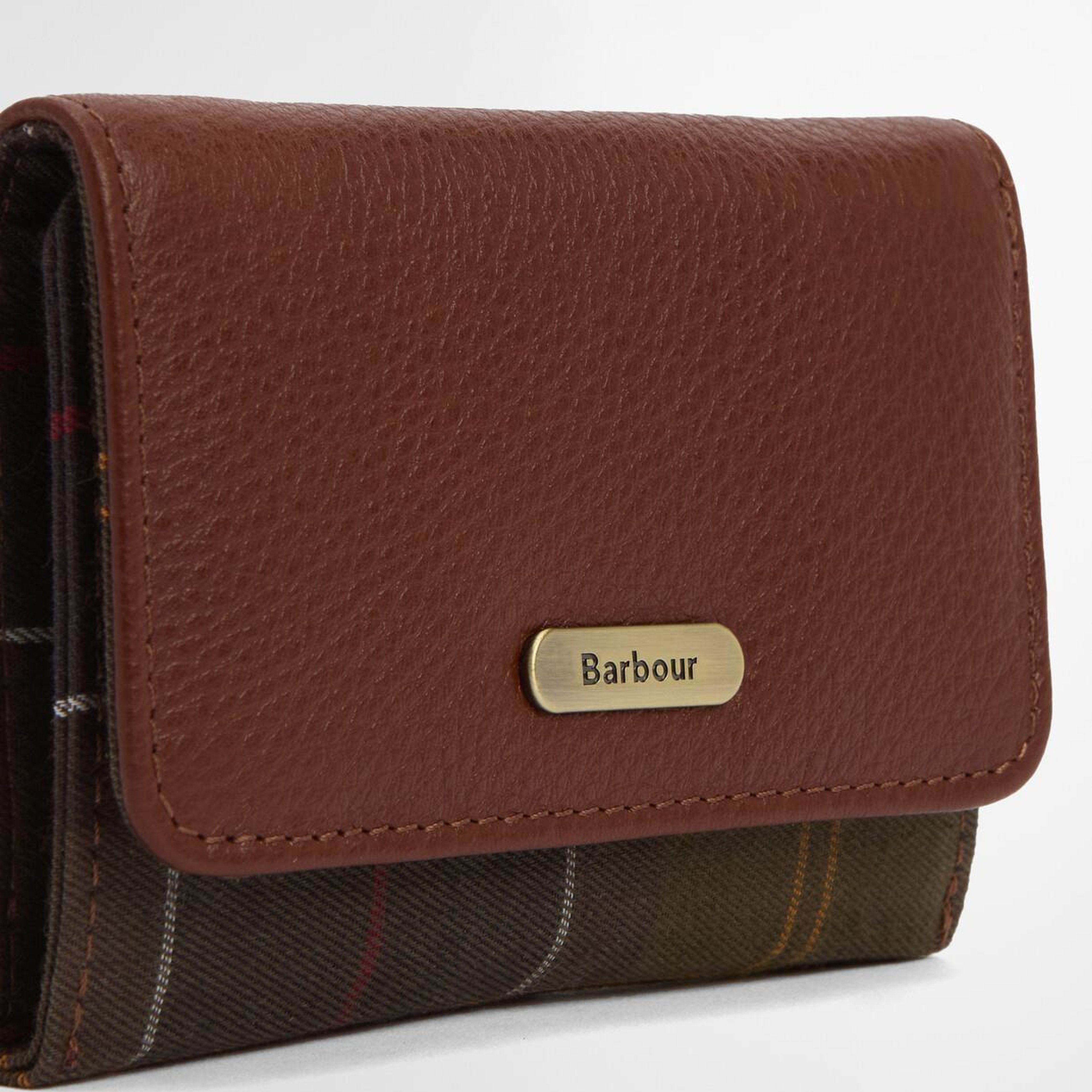Barbour Rosa Leather French Cüzdan