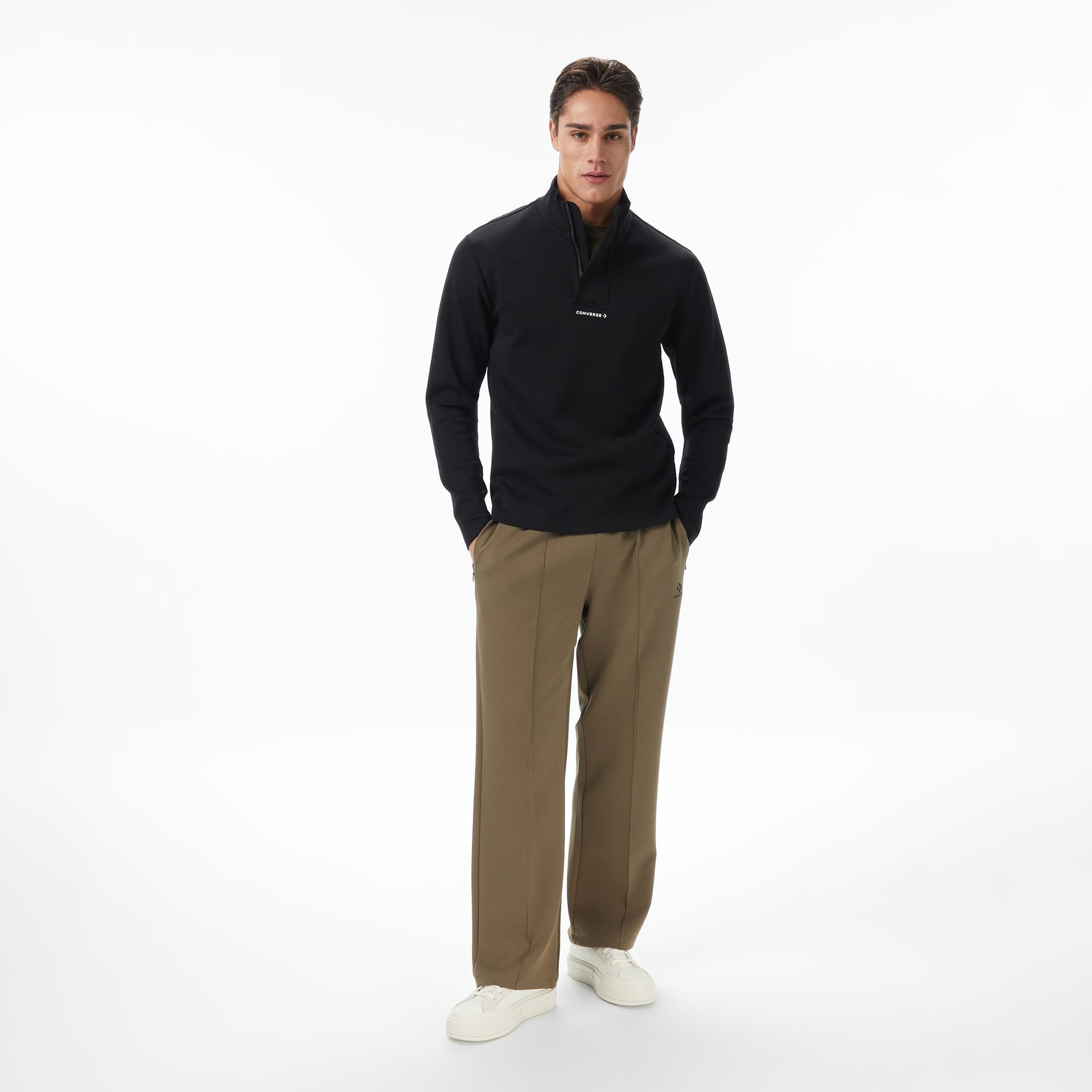 Converse Erkek Siyah Sweatshirt