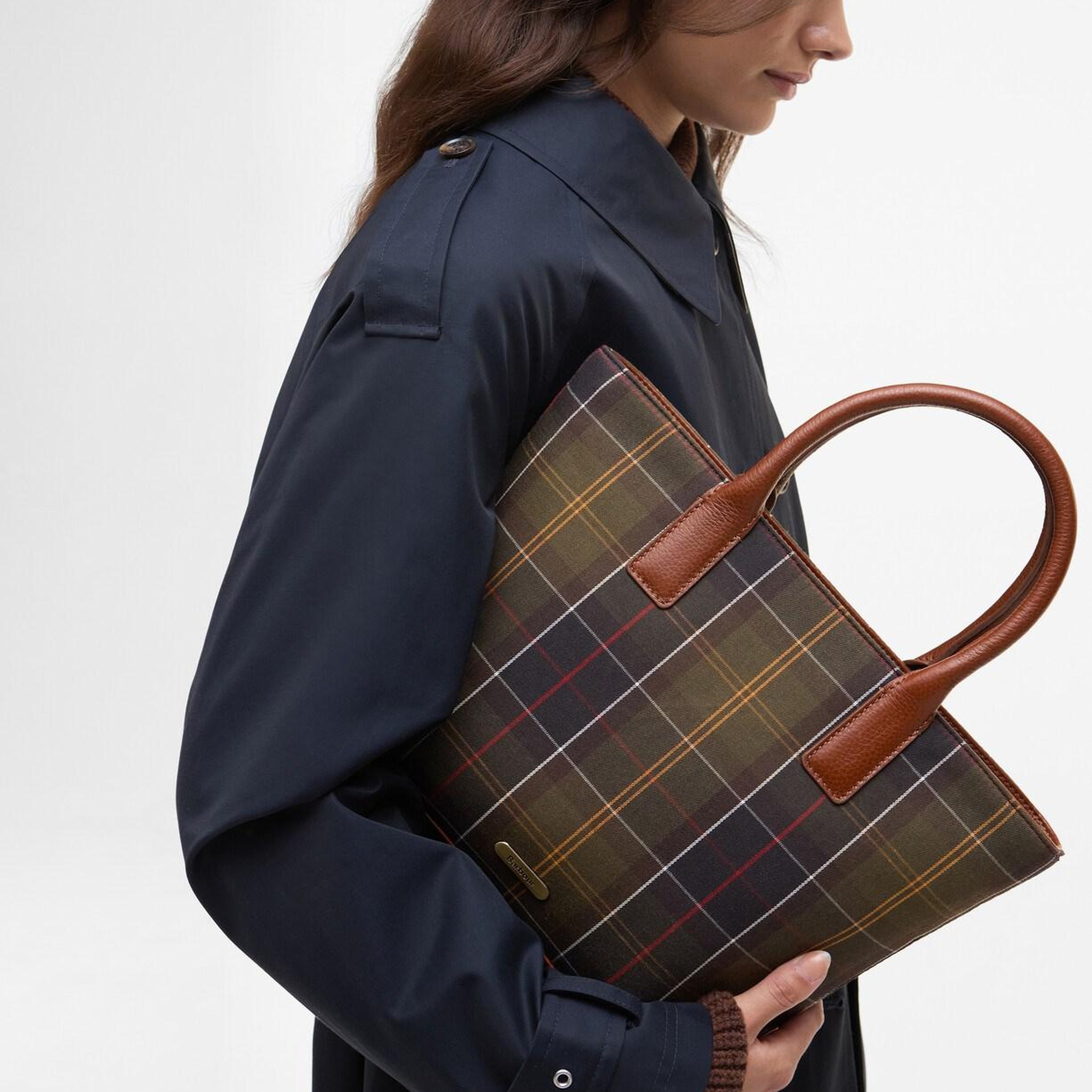 Barbour Birch Tartan Kol Çantası