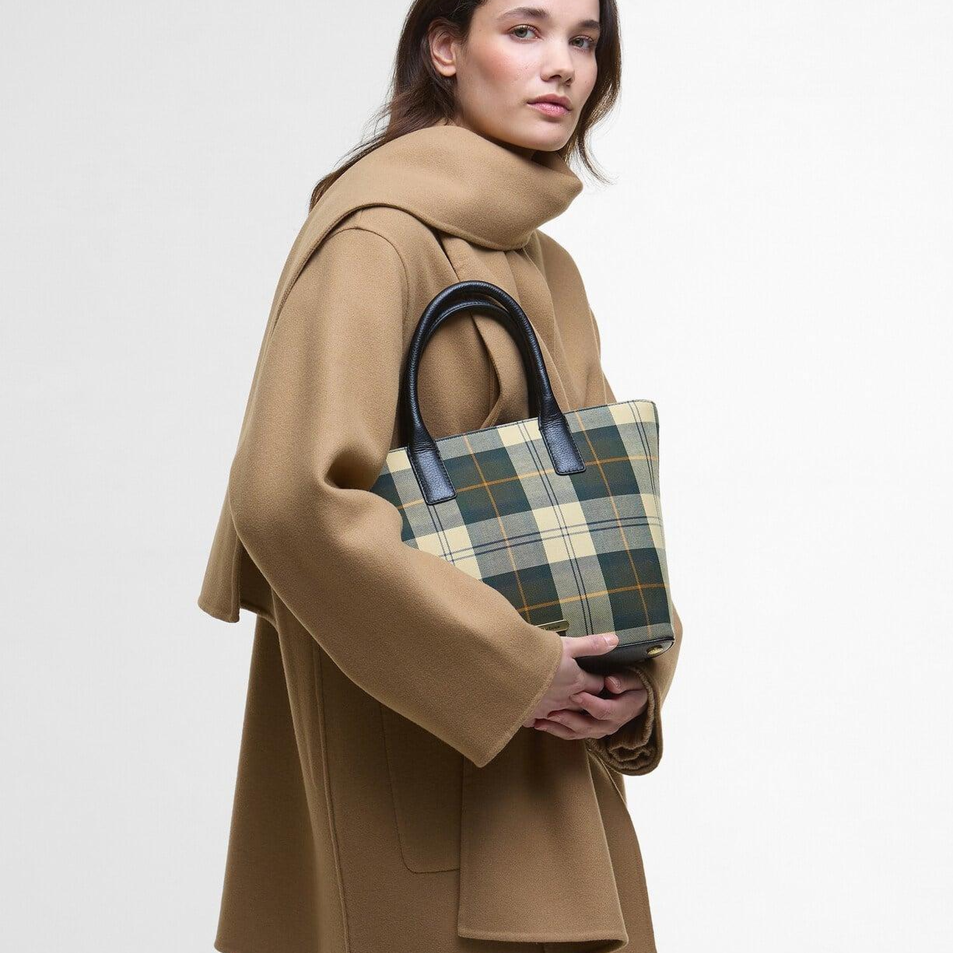 Barbour Birch Tartan Kol Çantası