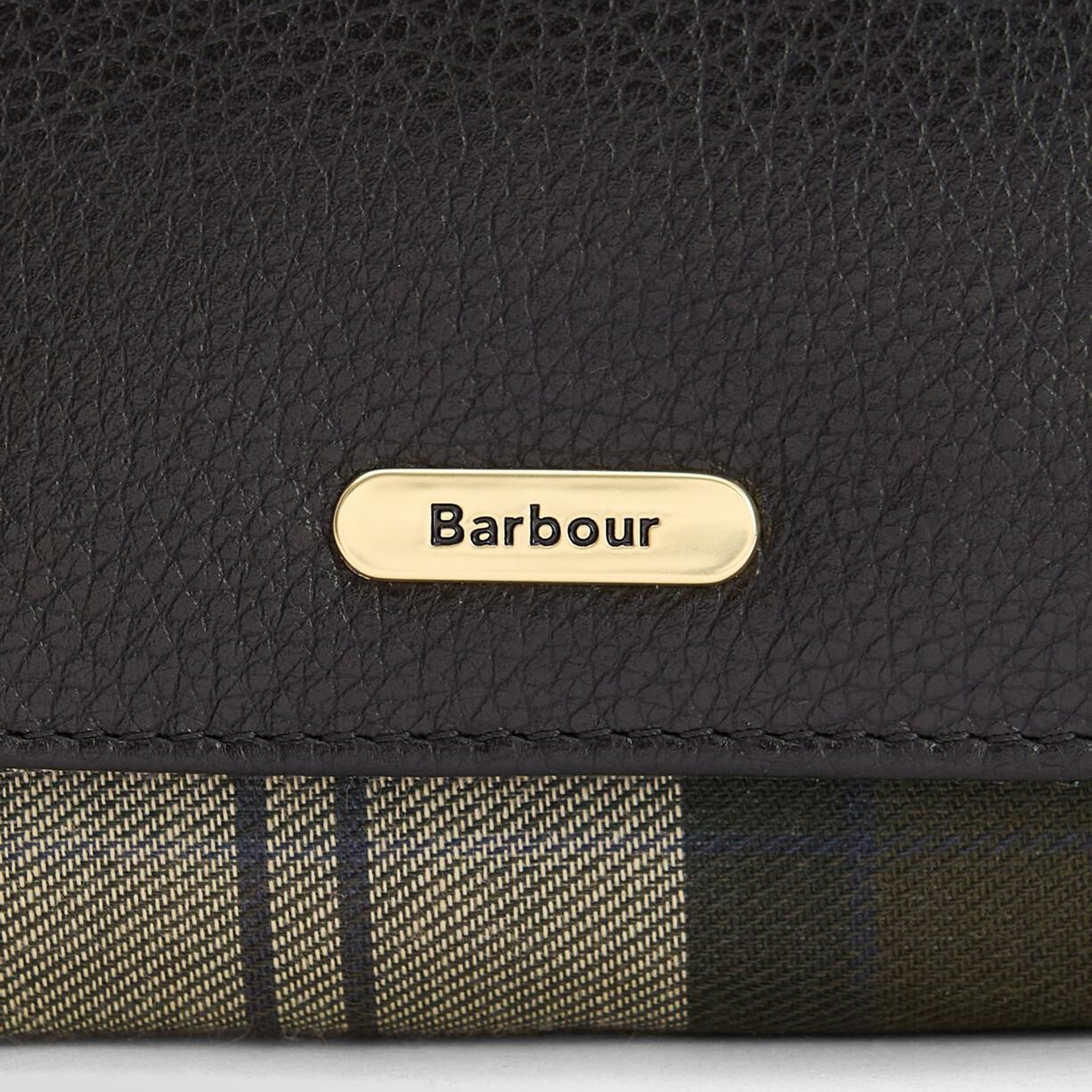 Barbour Rosa Leather French Cüzdan