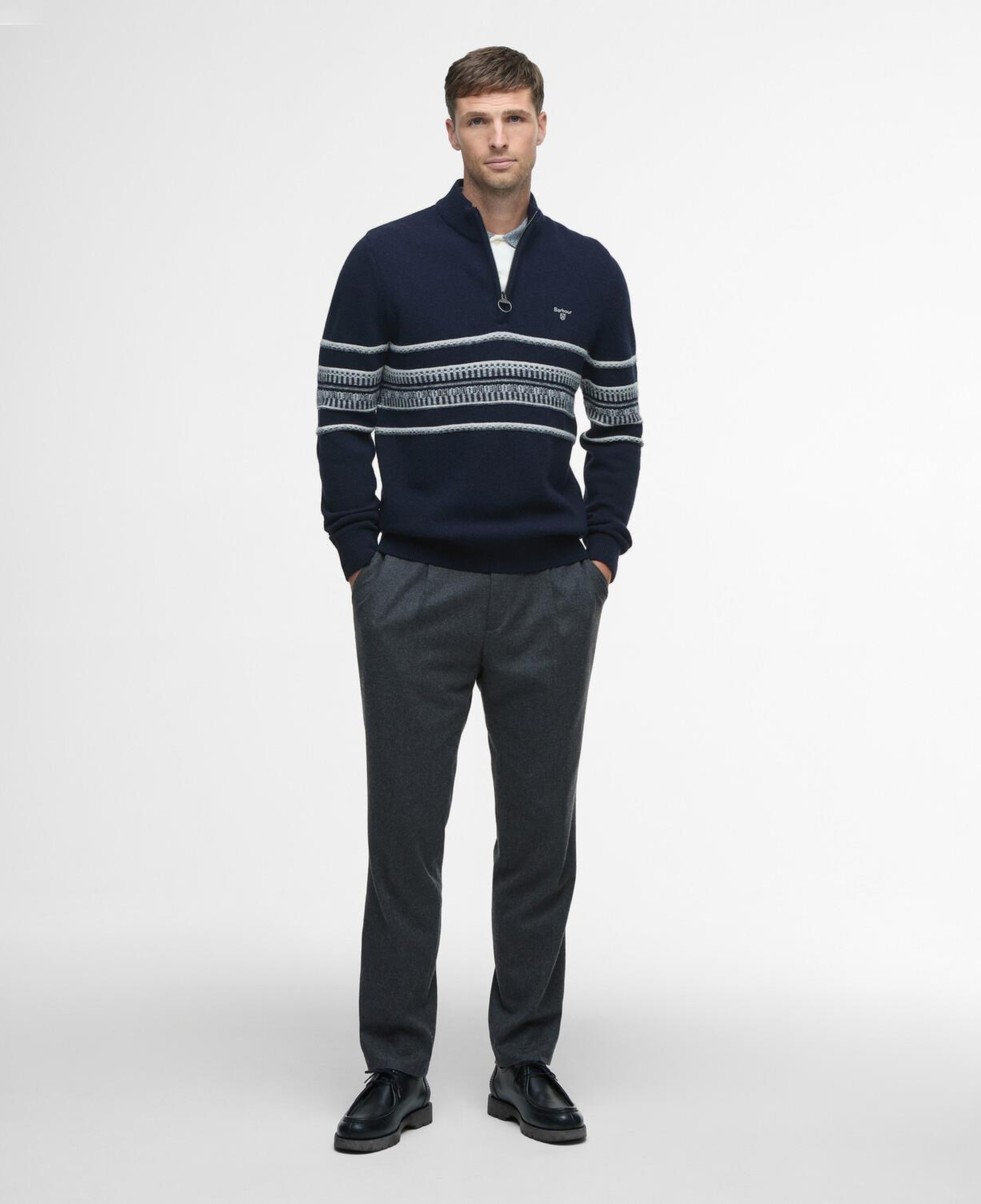 Barbour Kepwick Yarım Fermuarlı Kazak