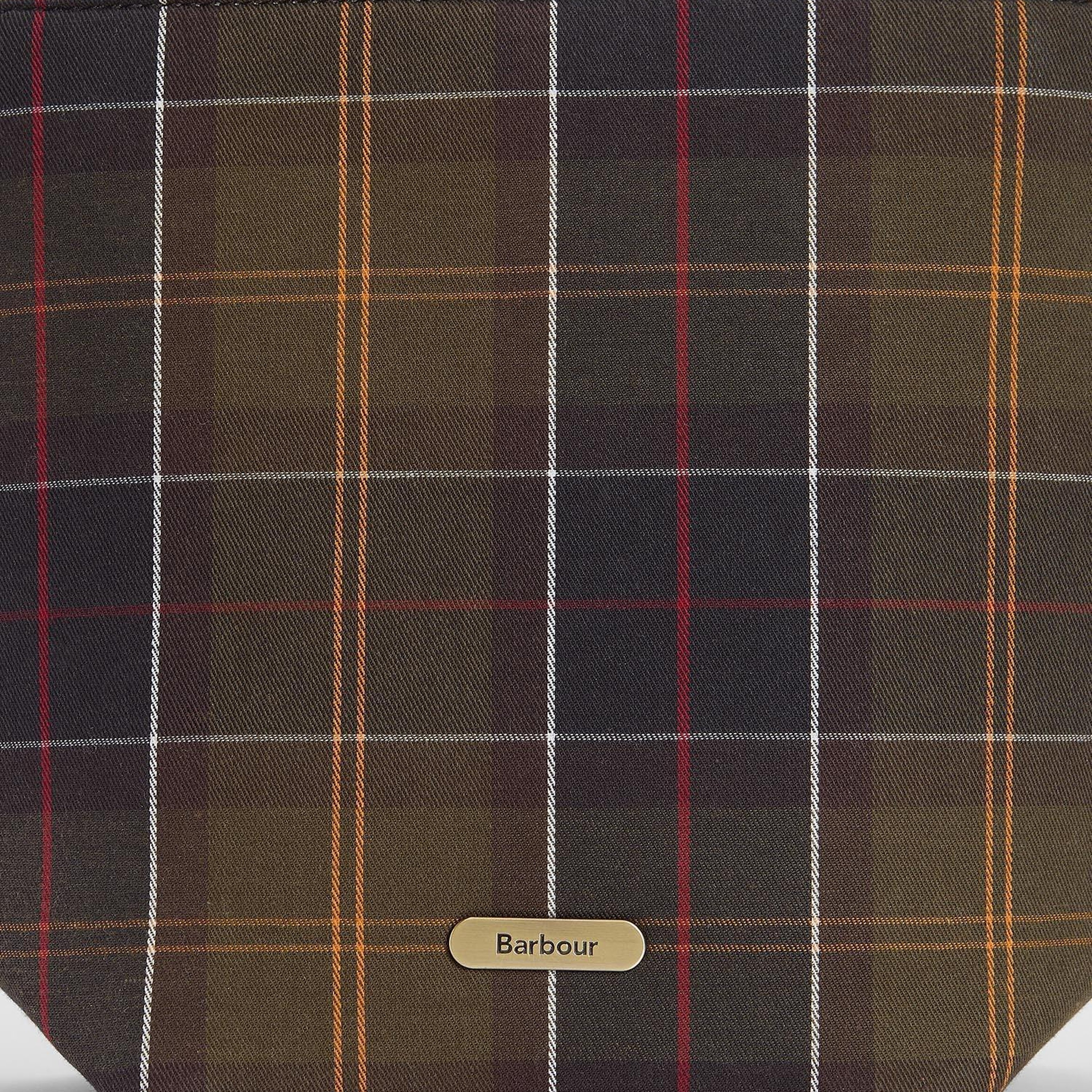 Barbour Cedar Tartan Bucket Kol Çantası