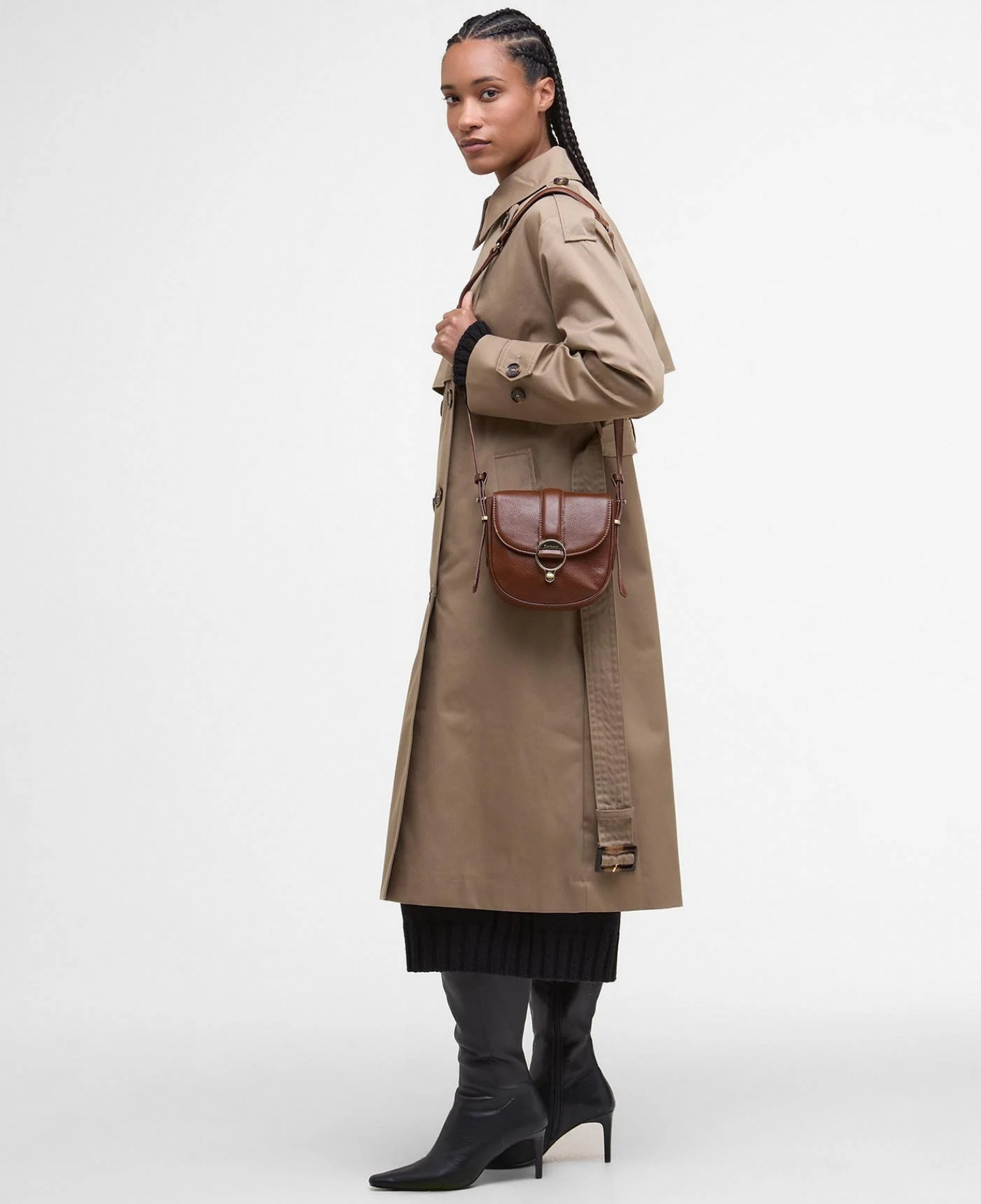 Barbour Elm Deri Çapraz Çanta