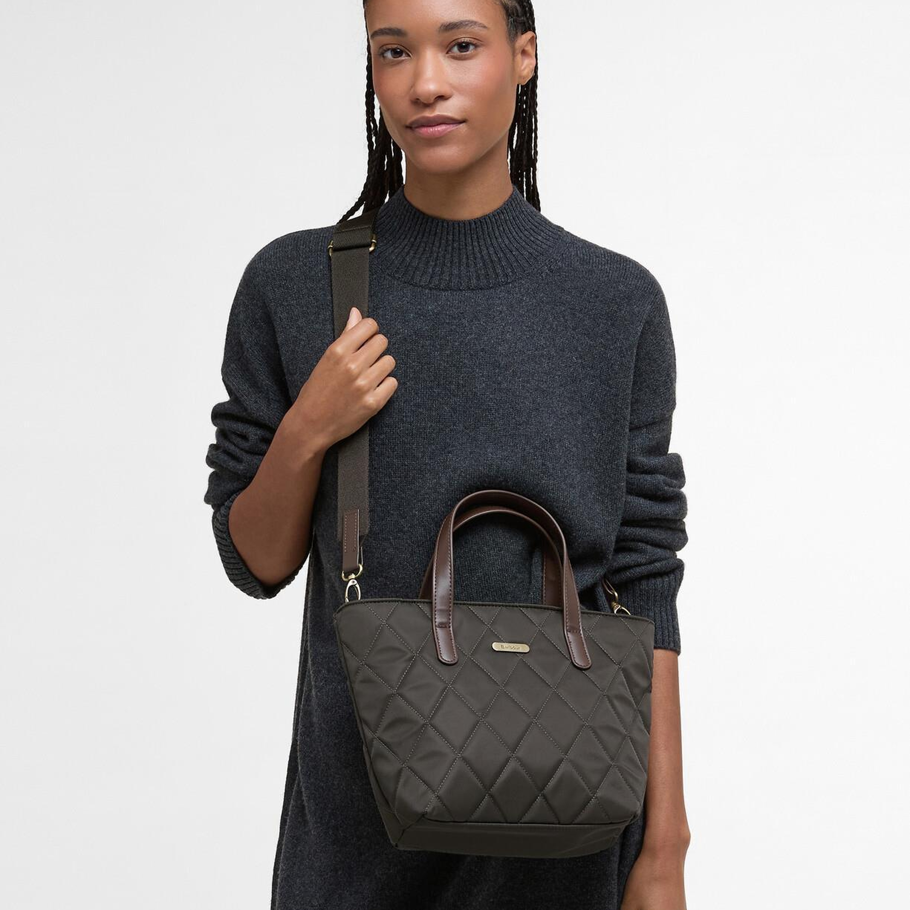 Barbour Mini Kapitone Omuz Çantası