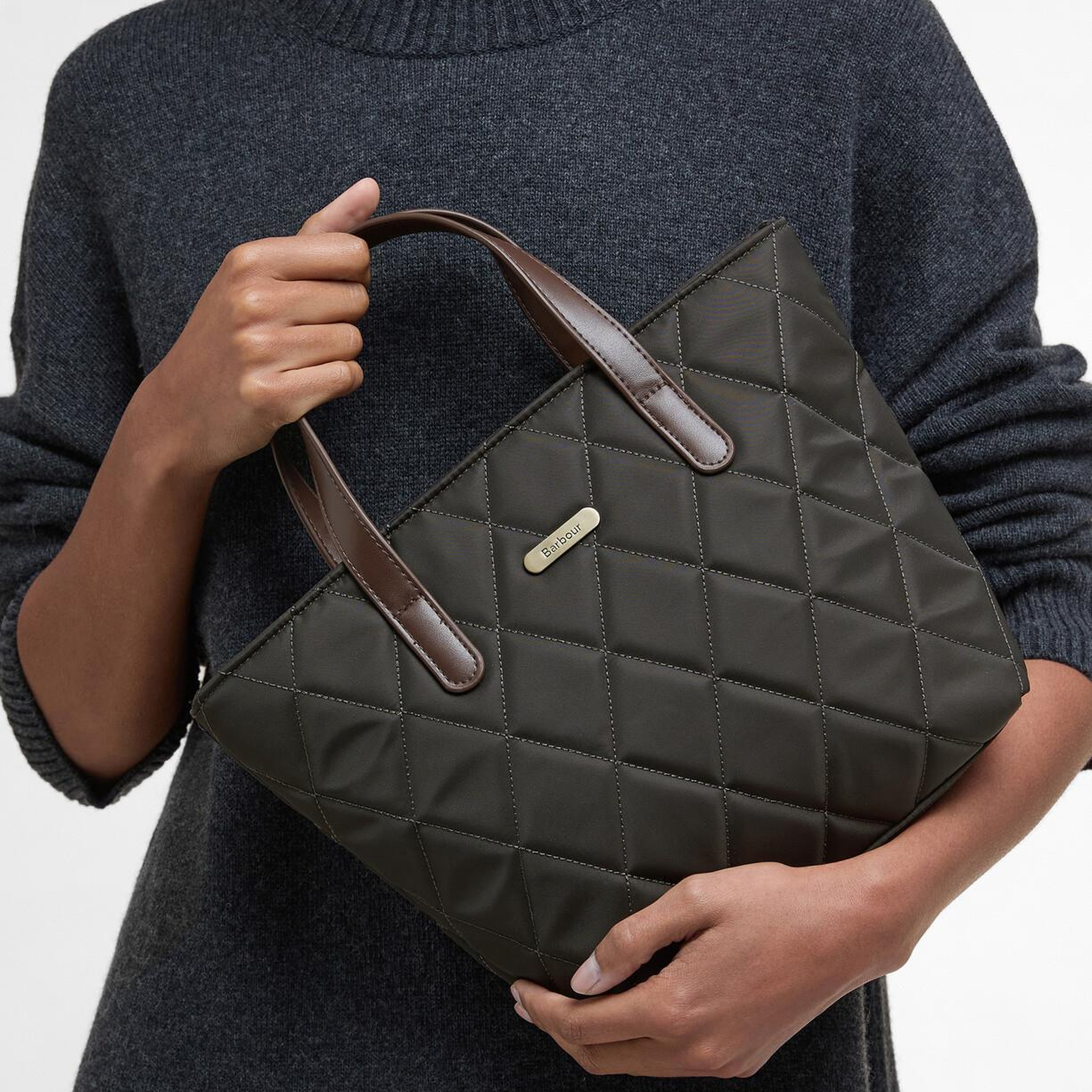 Barbour Mini Kapitone Omuz Çantası