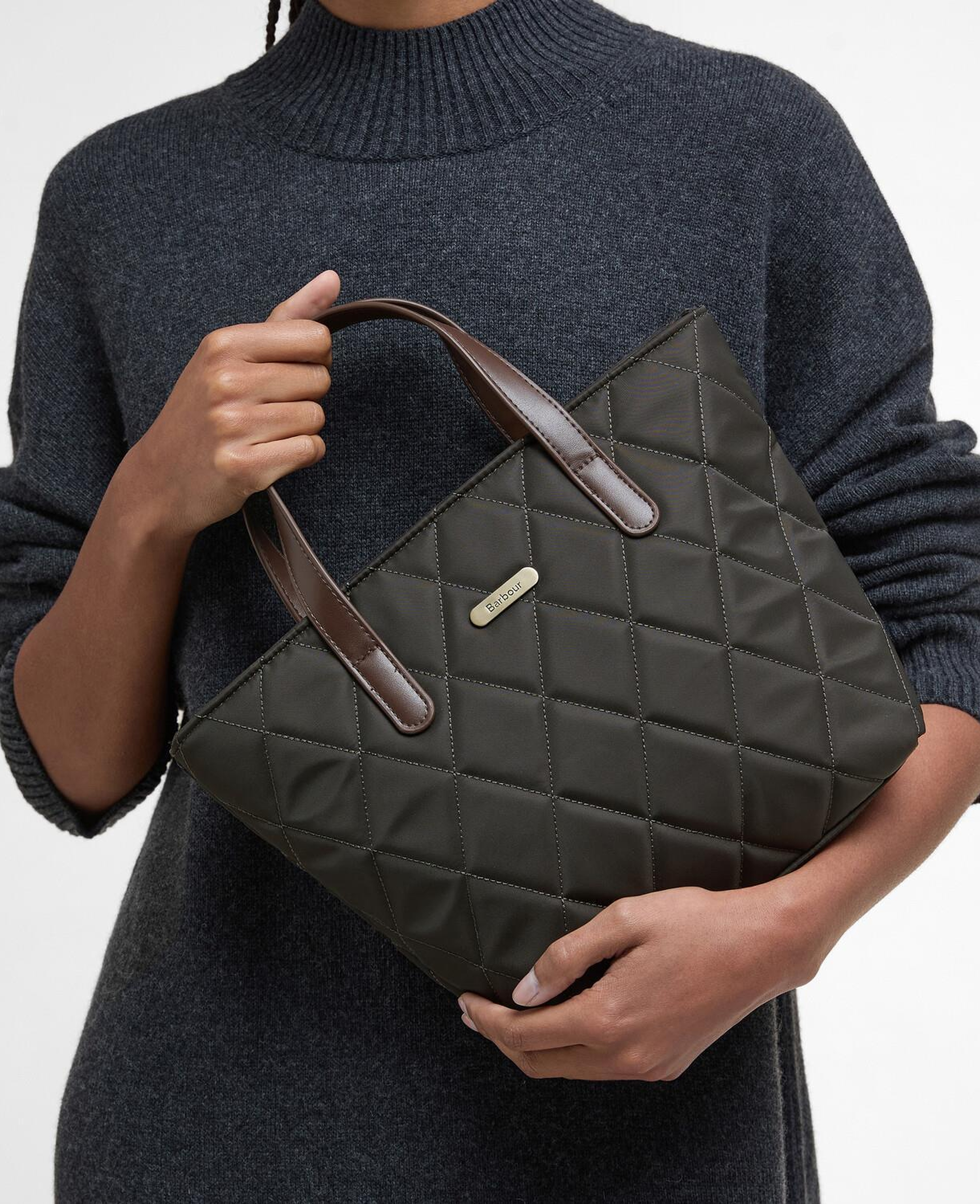 Barbour Mini Kapitone Omuz Çantası