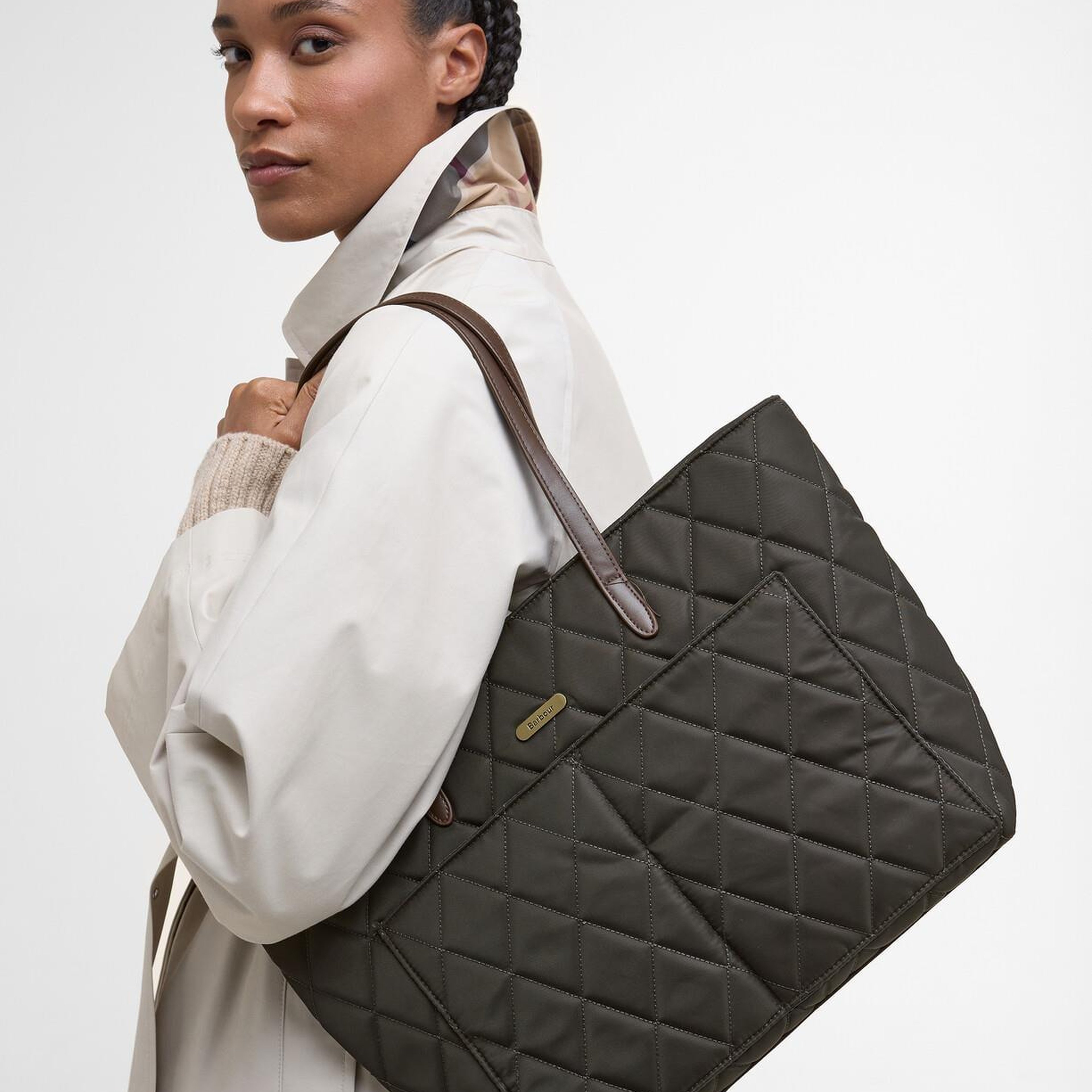 Barbour Quilted Tote Çanta