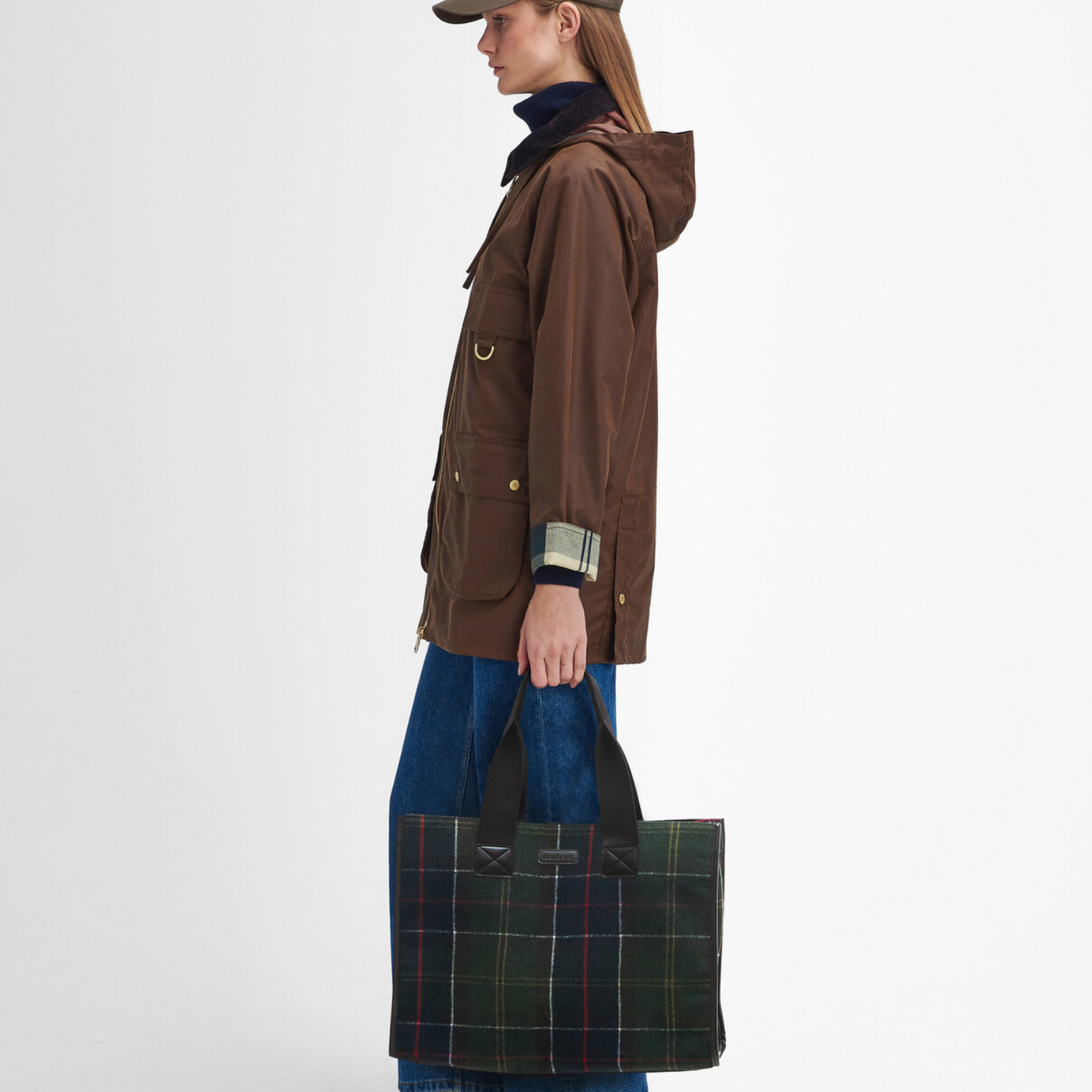 Barbour Turnberry Tartan Kol Çantası