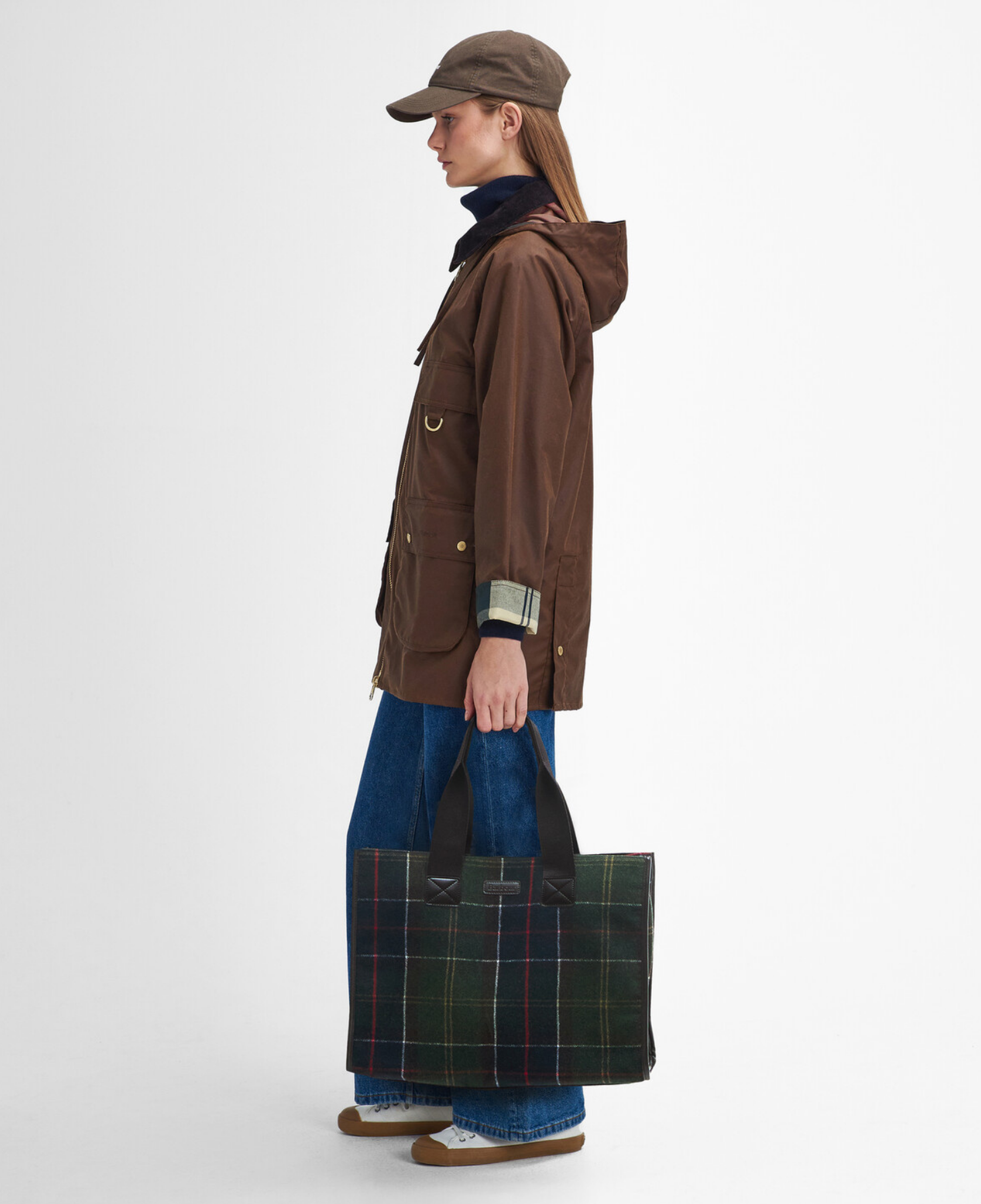 Barbour Turnberry Tartan Kol Çantası