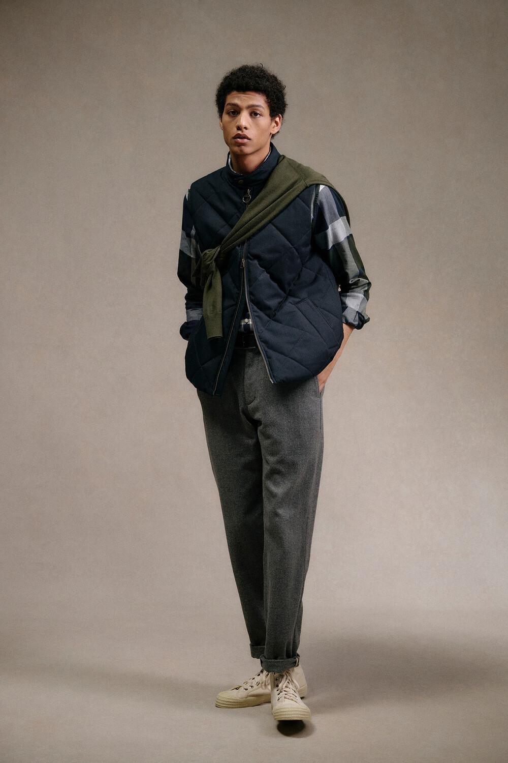 Barbour City Harrington Kapitone Yelek