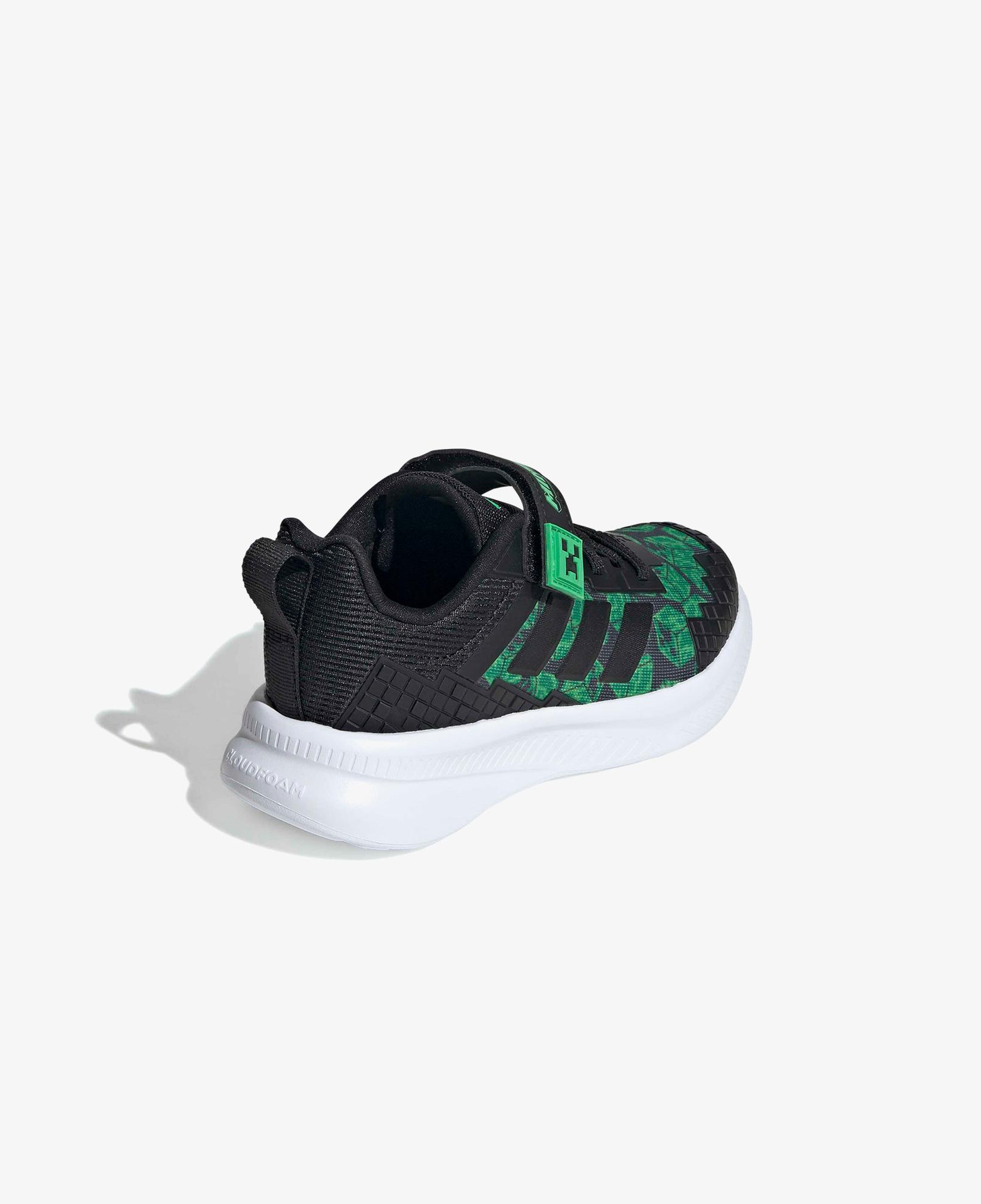 adidas Minecraft Fortarun El Çocuk Siyah Spor Ayakkabı