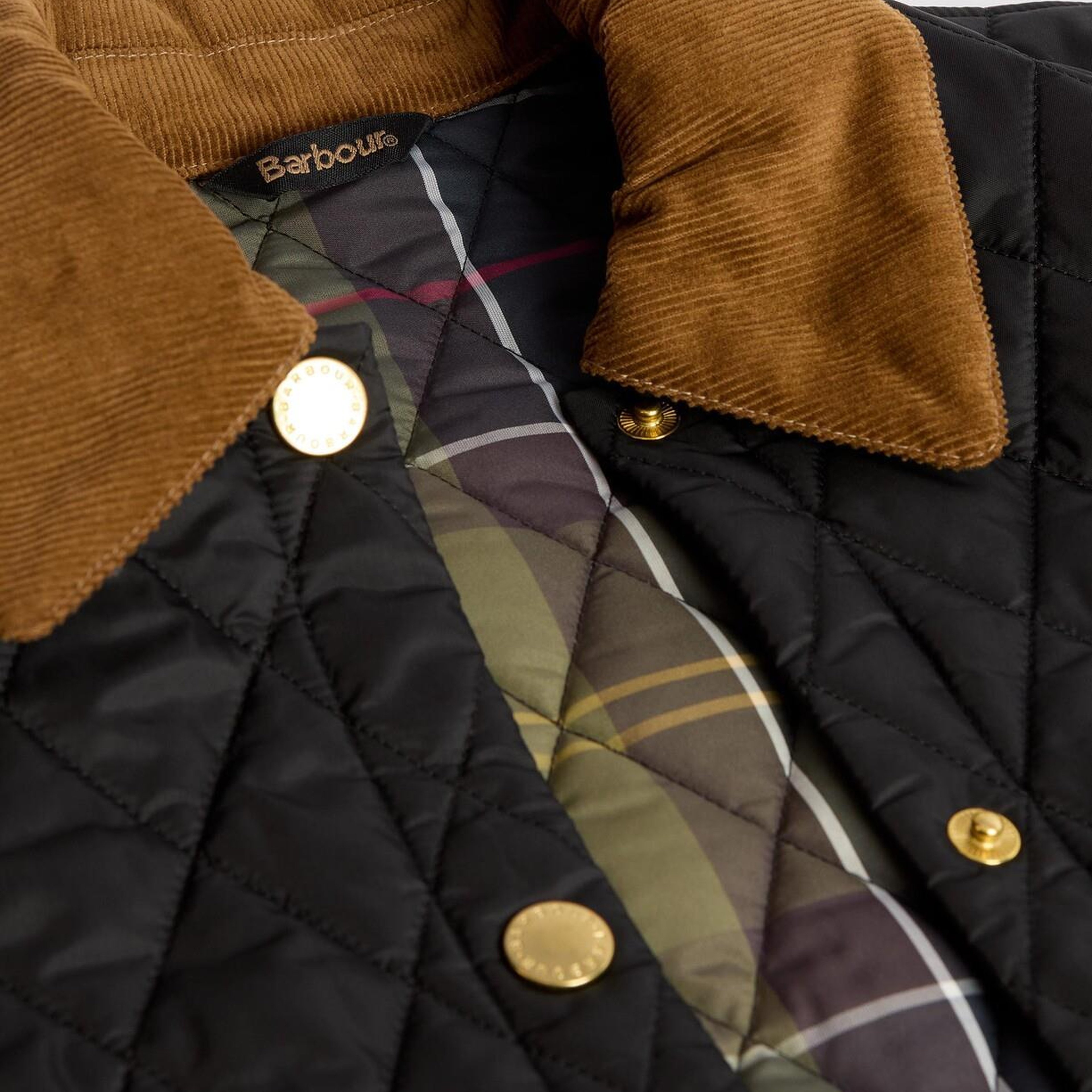 Barbour Icons Cropped Liddesdale Kapitone Ceket