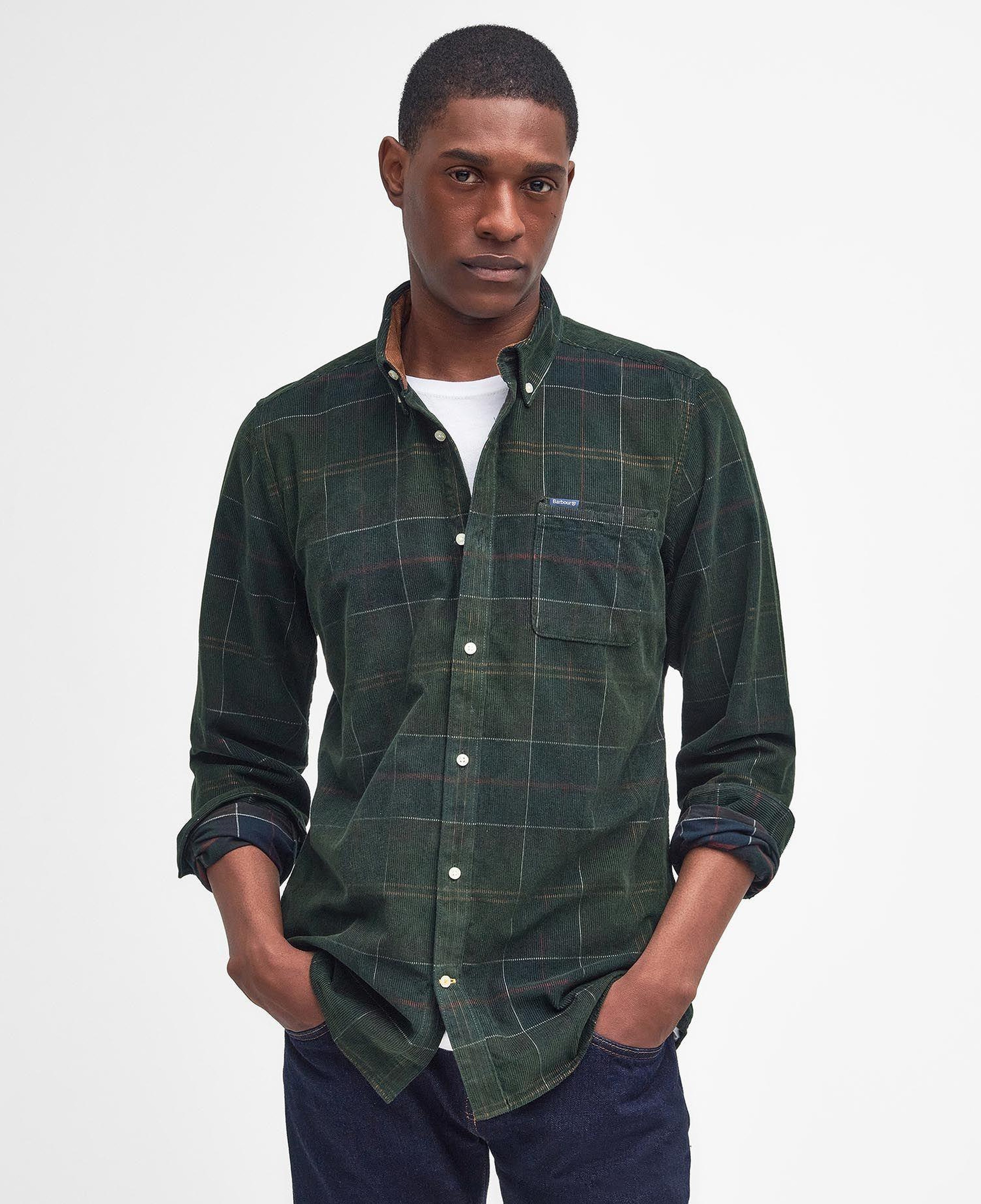 Barbour Blair Tailored Tartan Cord Gömlek