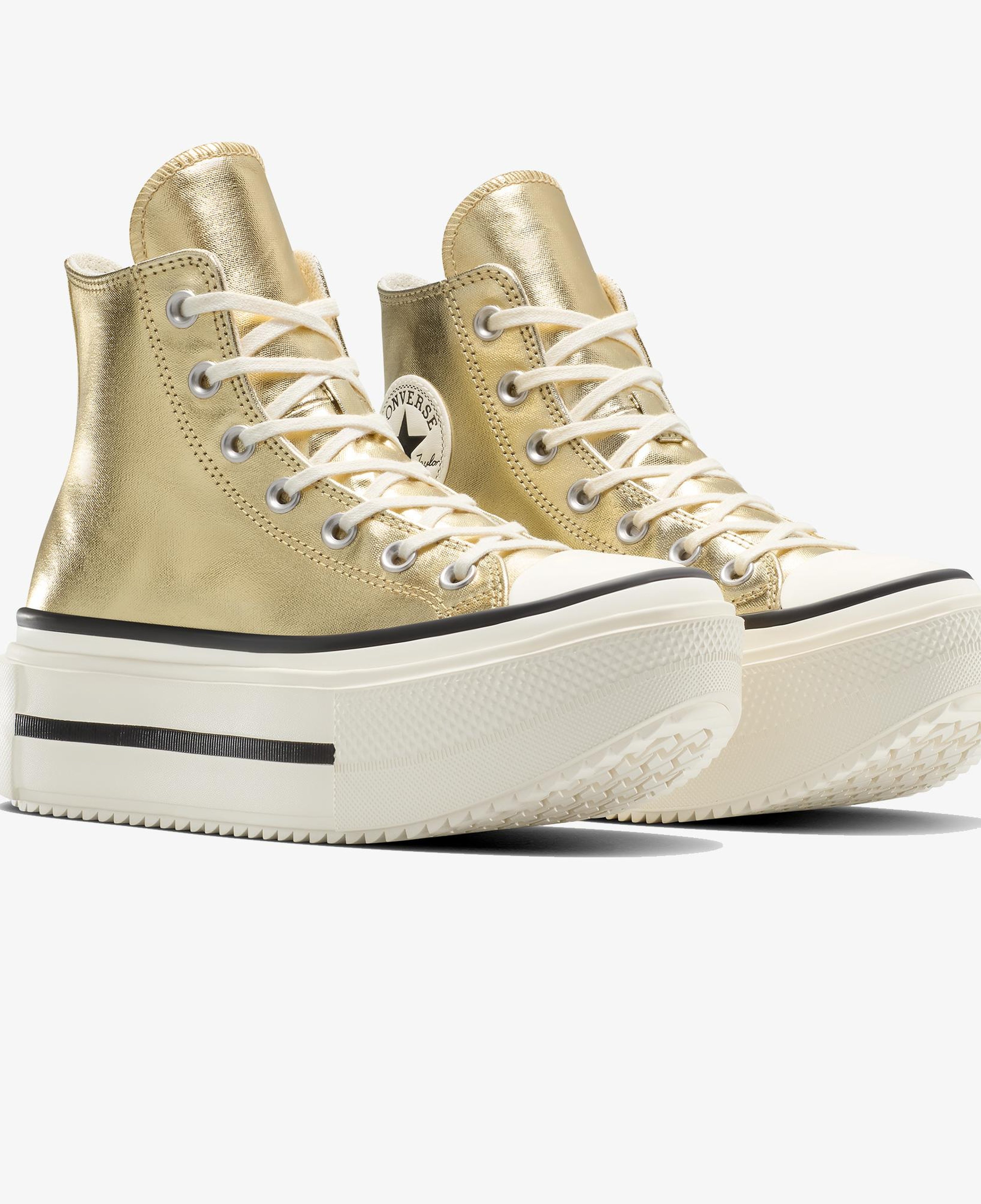 Converse Chuck Taylor All Star Lift Double Stack Unisex Sarı Sneaker