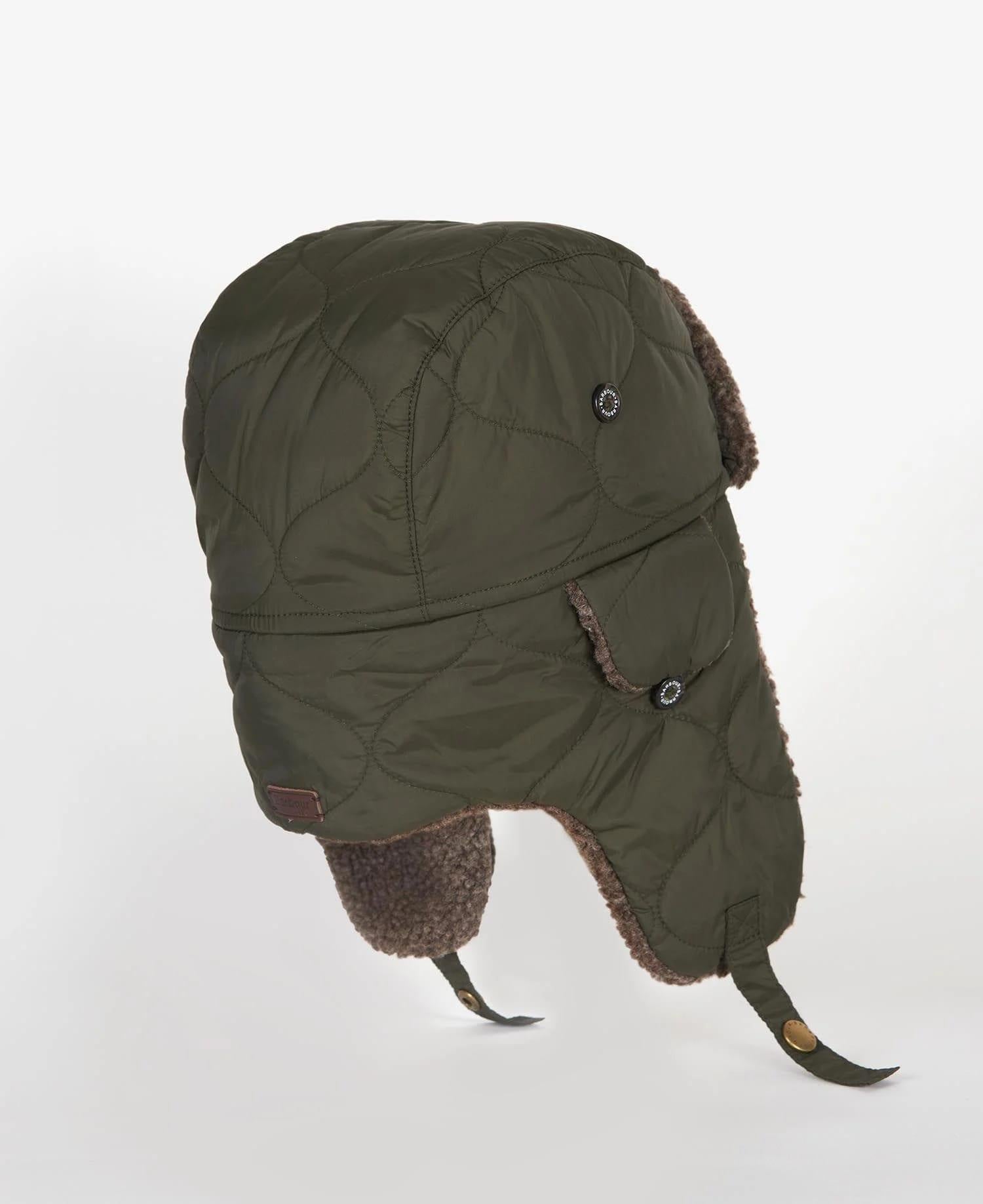 Barbour Sandbay Kapitone Trapper Şapka
