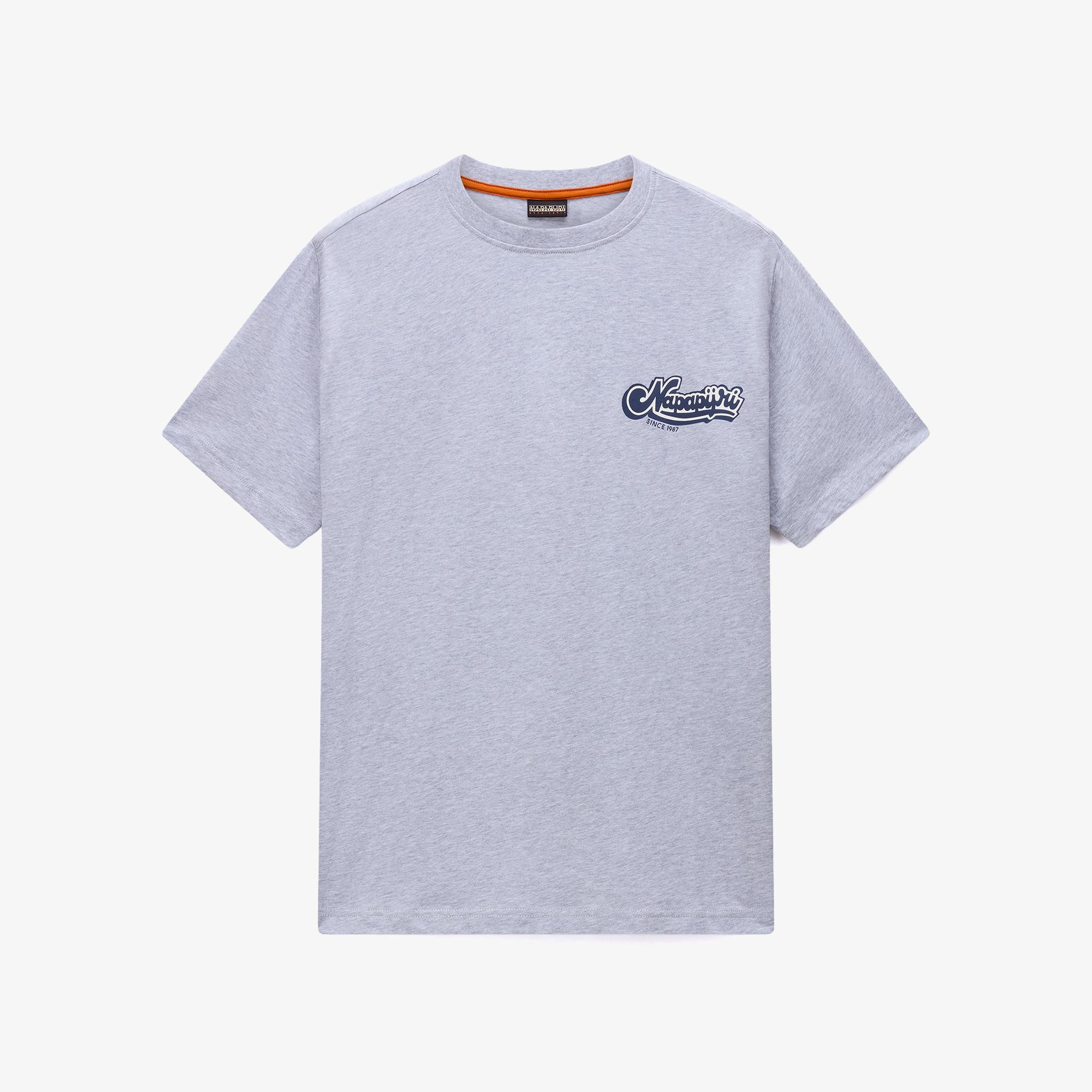 Napapijri S-Zinc Erkek Gri T-Shirt